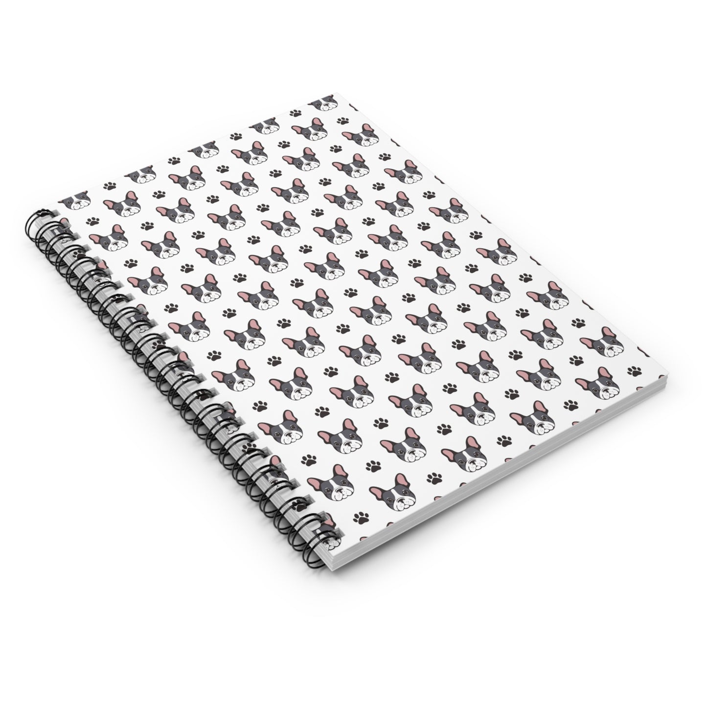 French Bulldog Spiral Notebook, Cute Dog Lover Journal, Pet Memory Book, School Supplies, Birthday Gift for Dog Owners