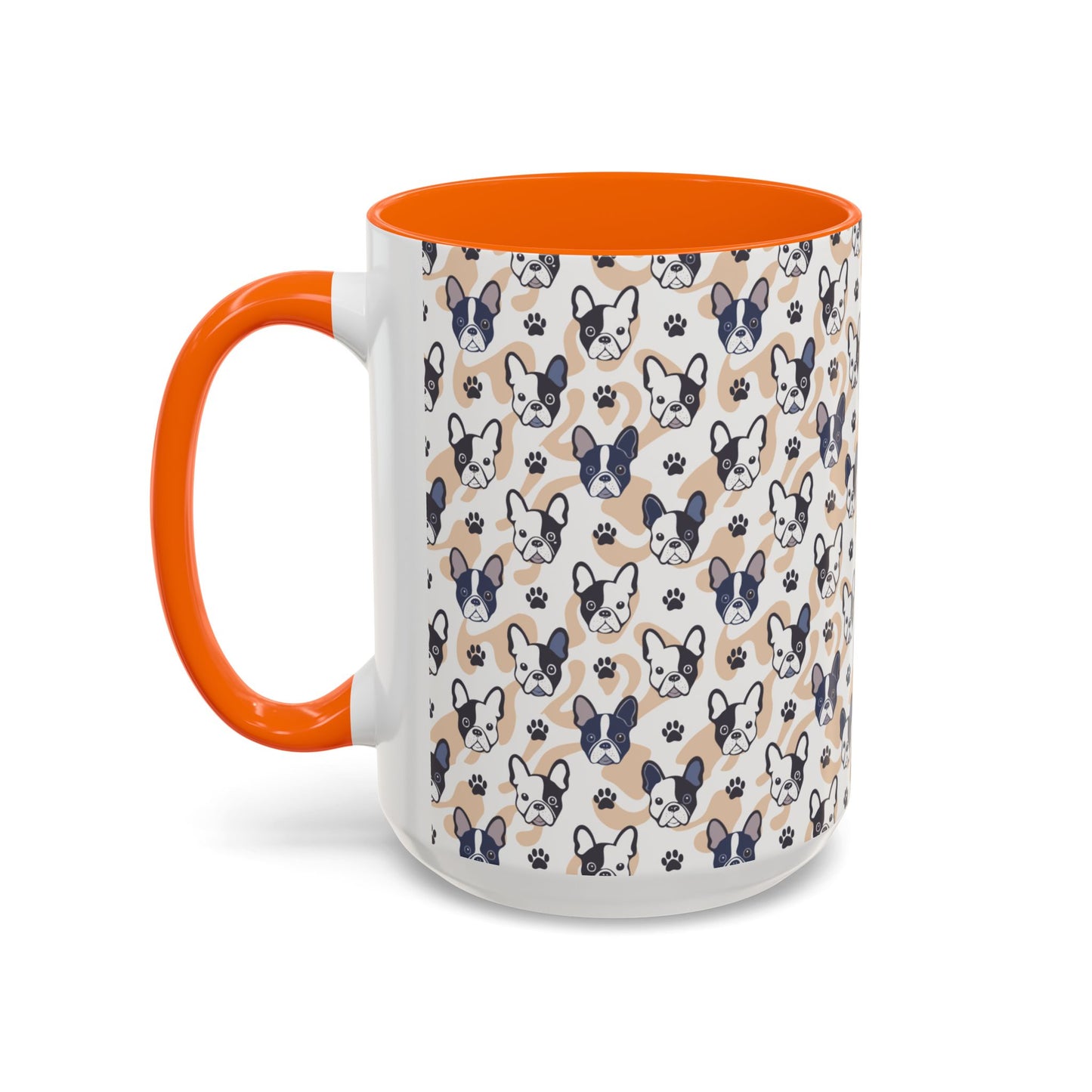 Cute Frenchie Print Coffee Mug - Perfect Gift for Dog Lovers, Animal Enthusiasts, Birthday Present, Home Office Decor, Pet Memorial