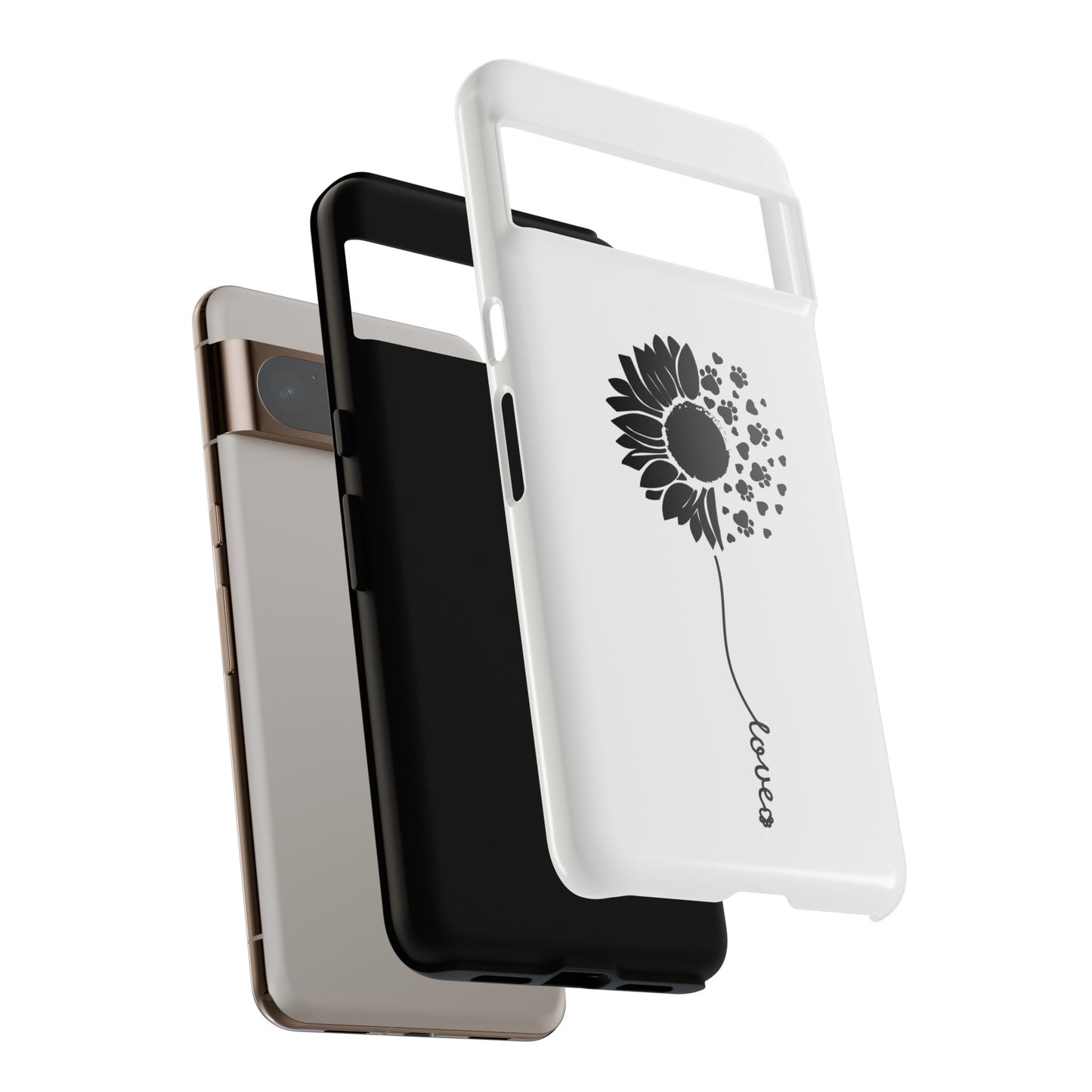 Phone Case Sunflower Paw Love Collection