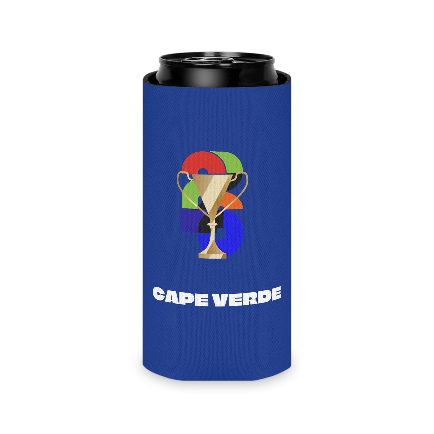 Cape Verde Soccer Can Cooler - Cape Verde Football Fan Koozie for Game Day (2026)