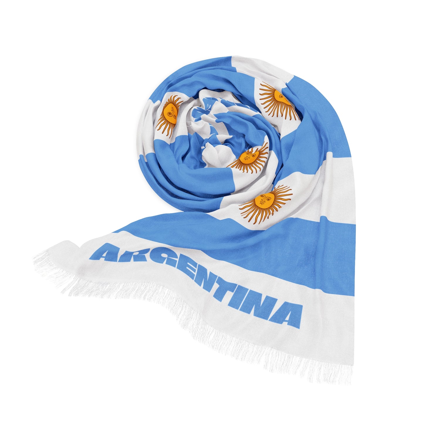 Argentina Soccer Scarf - Argentina Football Supporter Scarf with Flag (2026)