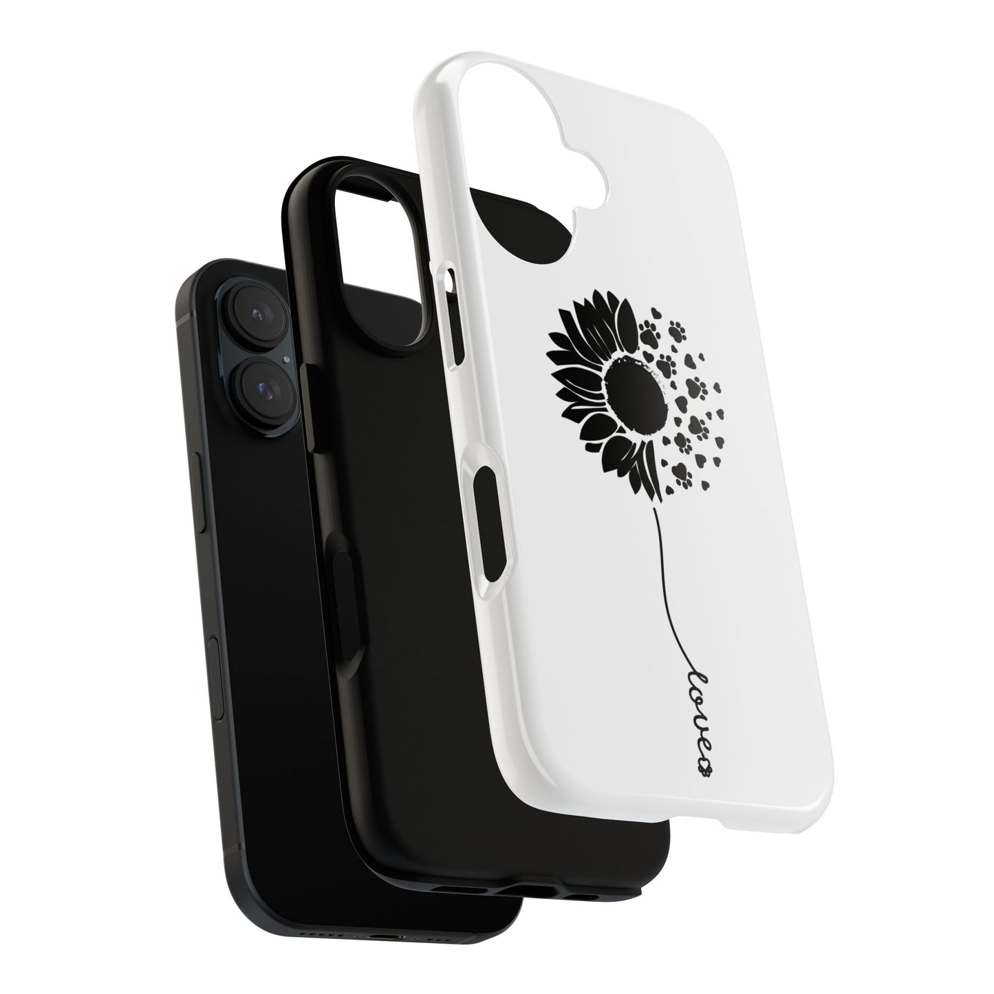 Phone Case Sunflower Paw Love Collection