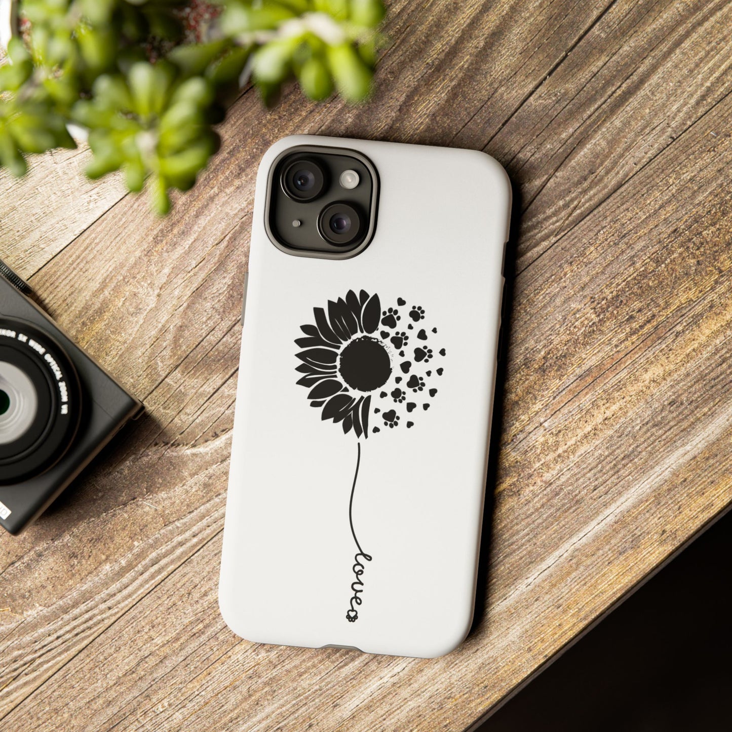 Phone Case Sunflower Paw Love Collection