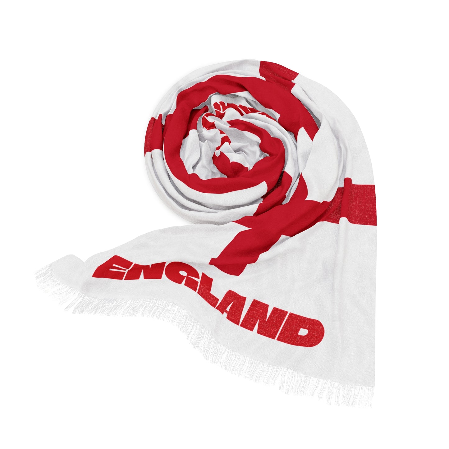 England Soccer Scarf - England Football Supporter Scarf with Flag (2026)