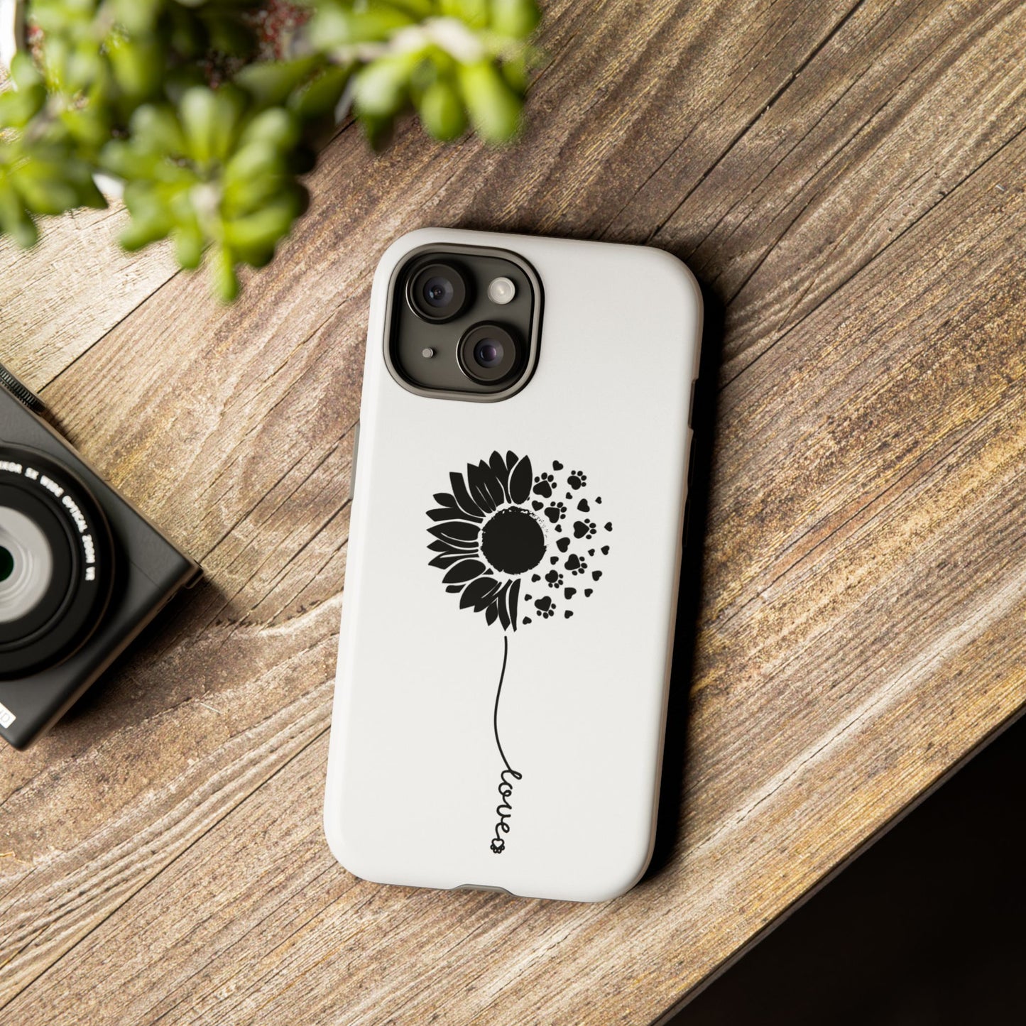 Phone Case Sunflower Paw Love Collection