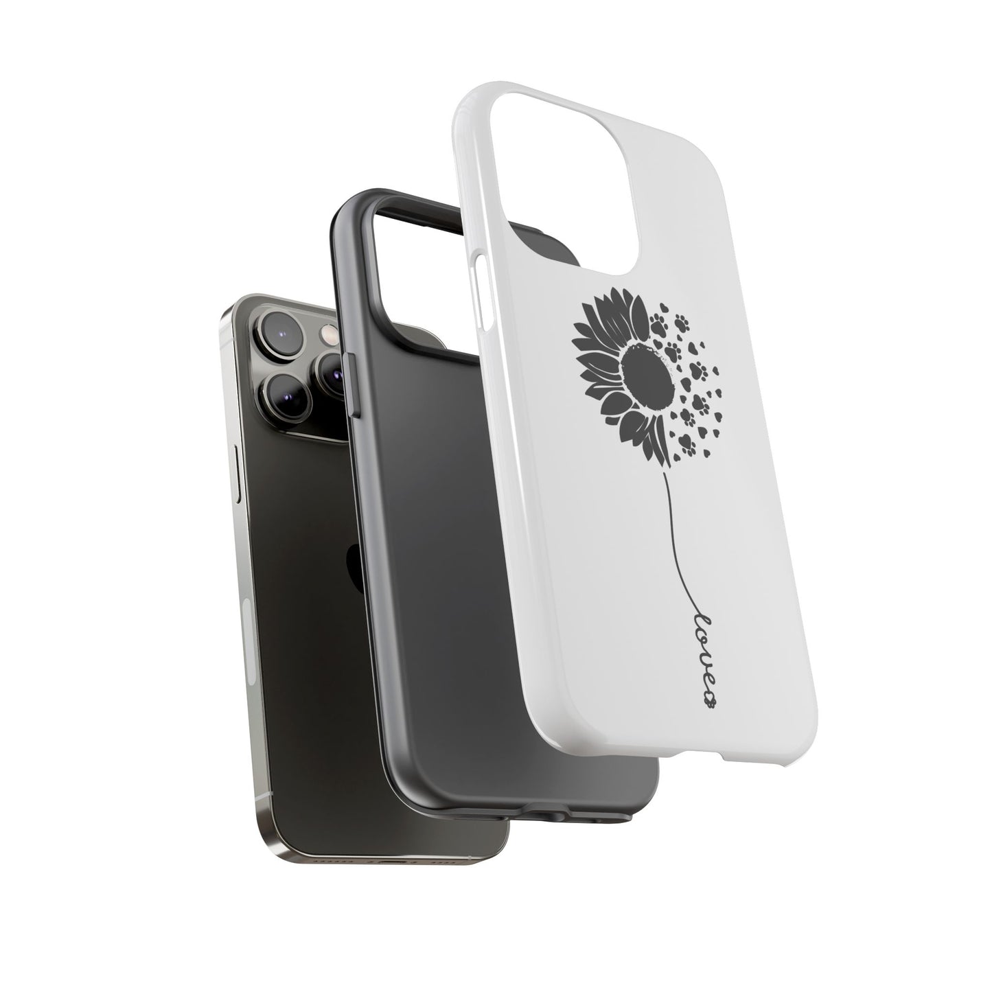 Phone Case Sunflower Paw Love Collection