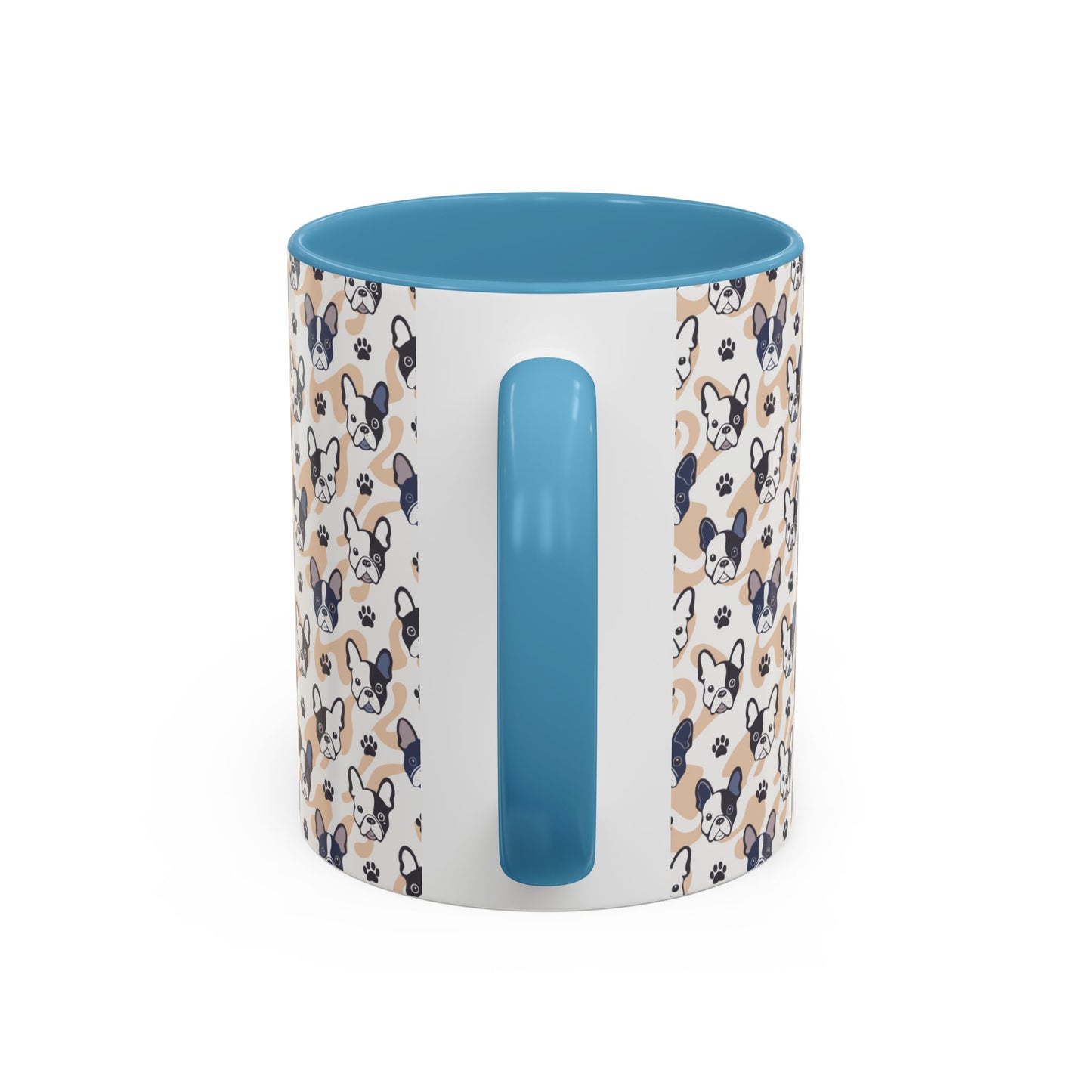 Cute Frenchie Print Coffee Mug - Perfect Gift for Dog Lovers, Animal Enthusiasts, Birthday Present, Home Office Decor, Pet Memorial
