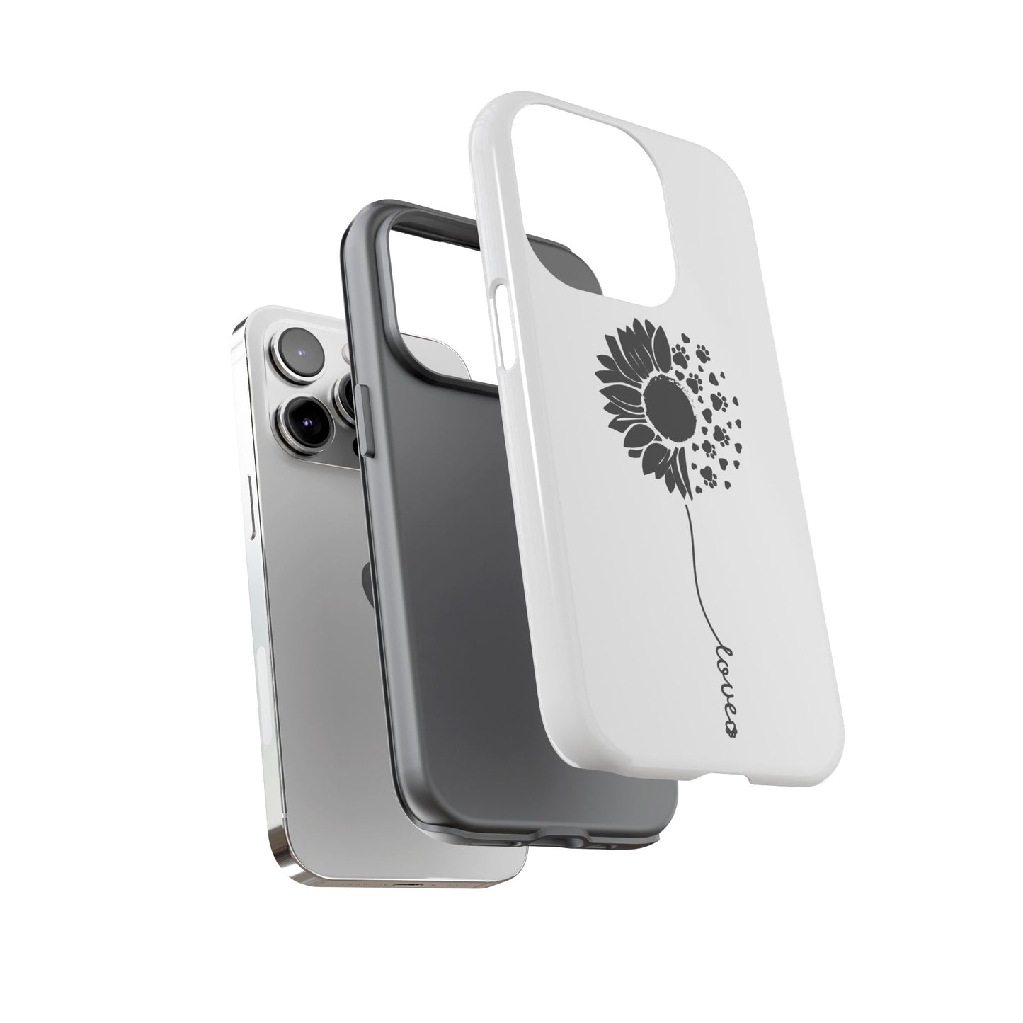 Phone Case Sunflower Paw Love Collection