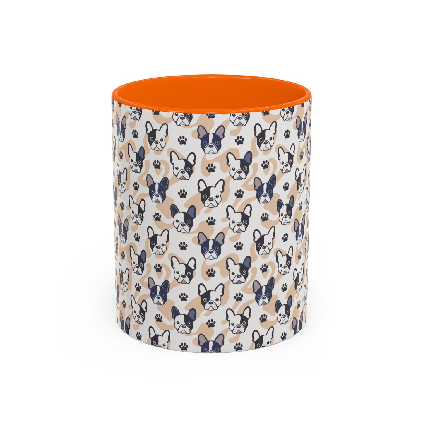 Cute Frenchie Print Coffee Mug - Perfect Gift for Dog Lovers, Animal Enthusiasts, Birthday Present, Home Office Decor, Pet Memorial