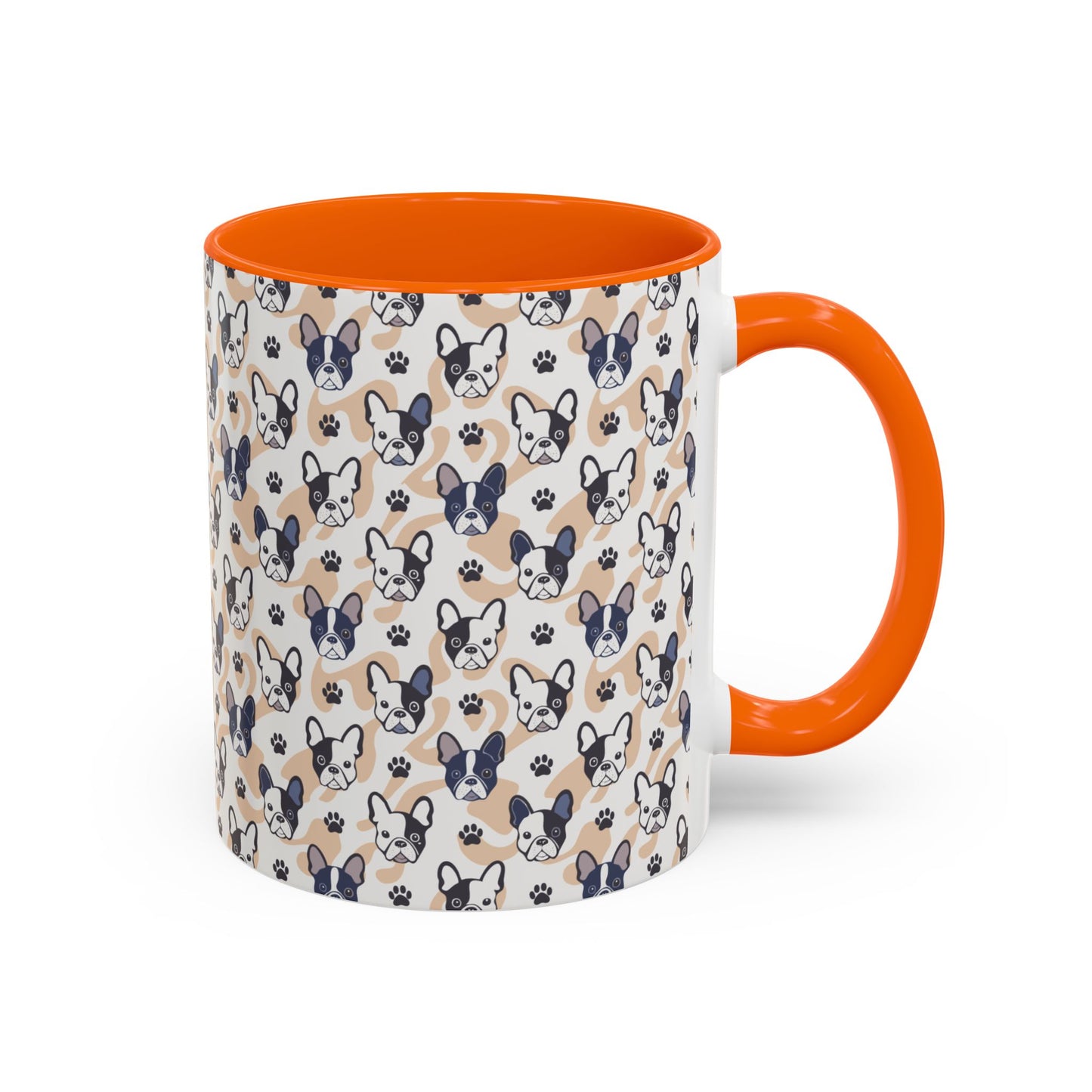 Cute Frenchie Print Coffee Mug - Perfect Gift for Dog Lovers, Animal Enthusiasts, Birthday Present, Home Office Decor, Pet Memorial