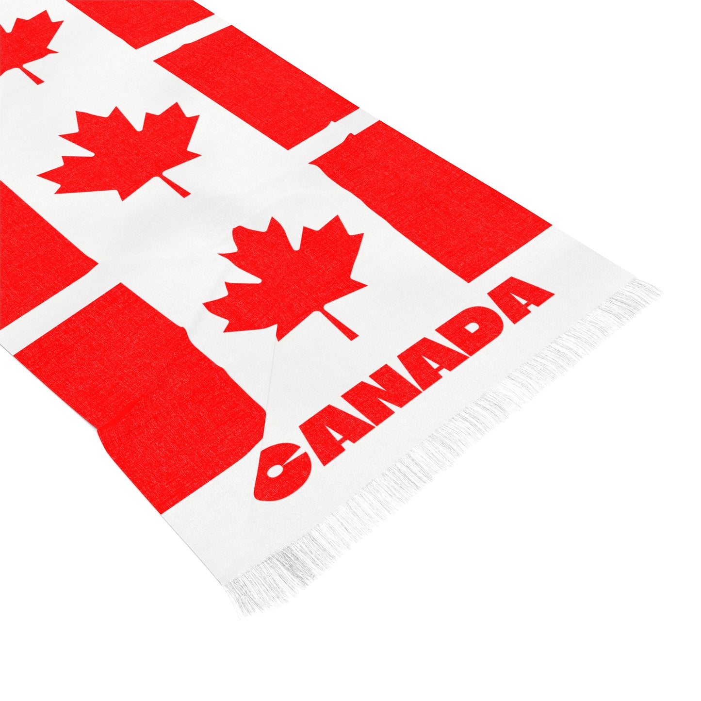 Canada Soccer Scarf - Canada Football Supporter Scarf with Flag (2026)