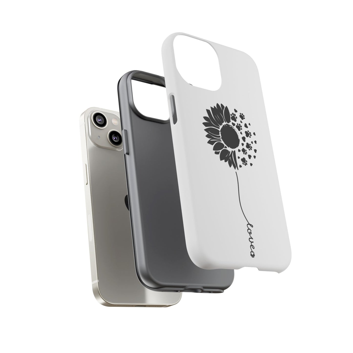 Phone Case Sunflower Paw Love Collection