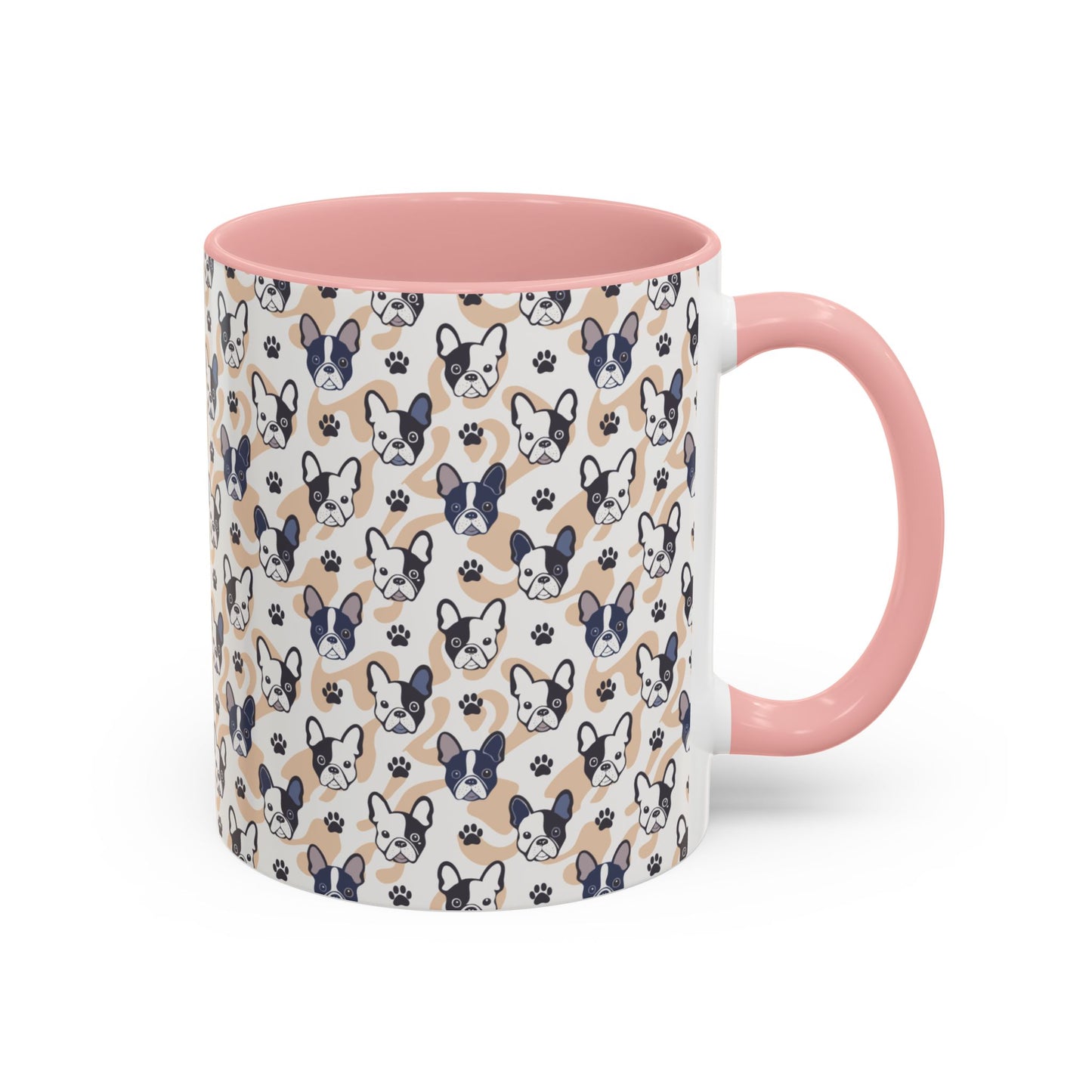 Cute Frenchie Print Coffee Mug - Perfect Gift for Dog Lovers, Animal Enthusiasts, Birthday Present, Home Office Decor, Pet Memorial