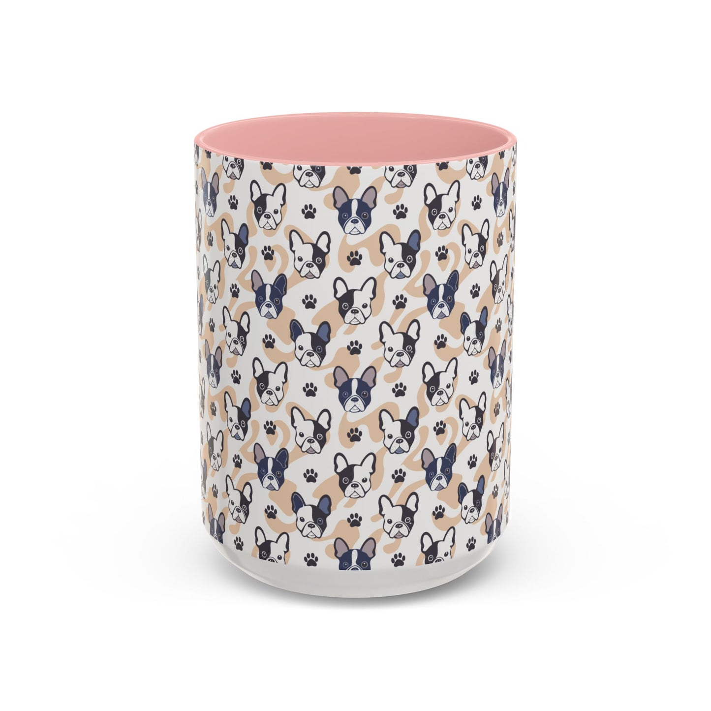Cute Frenchie Print Coffee Mug - Perfect Gift for Dog Lovers, Animal Enthusiasts, Birthday Present, Home Office Decor, Pet Memorial