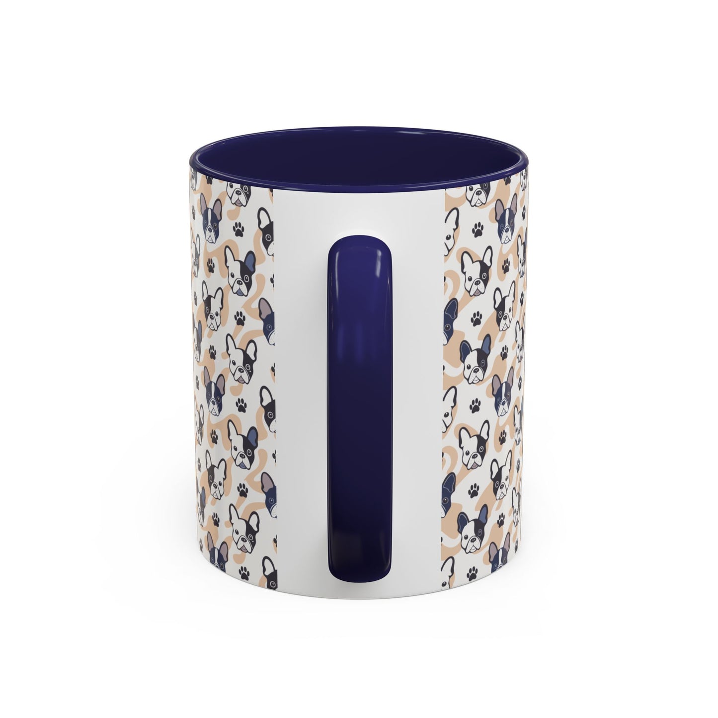 Cute Frenchie Print Coffee Mug - Perfect Gift for Dog Lovers, Animal Enthusiasts, Birthday Present, Home Office Decor, Pet Memorial
