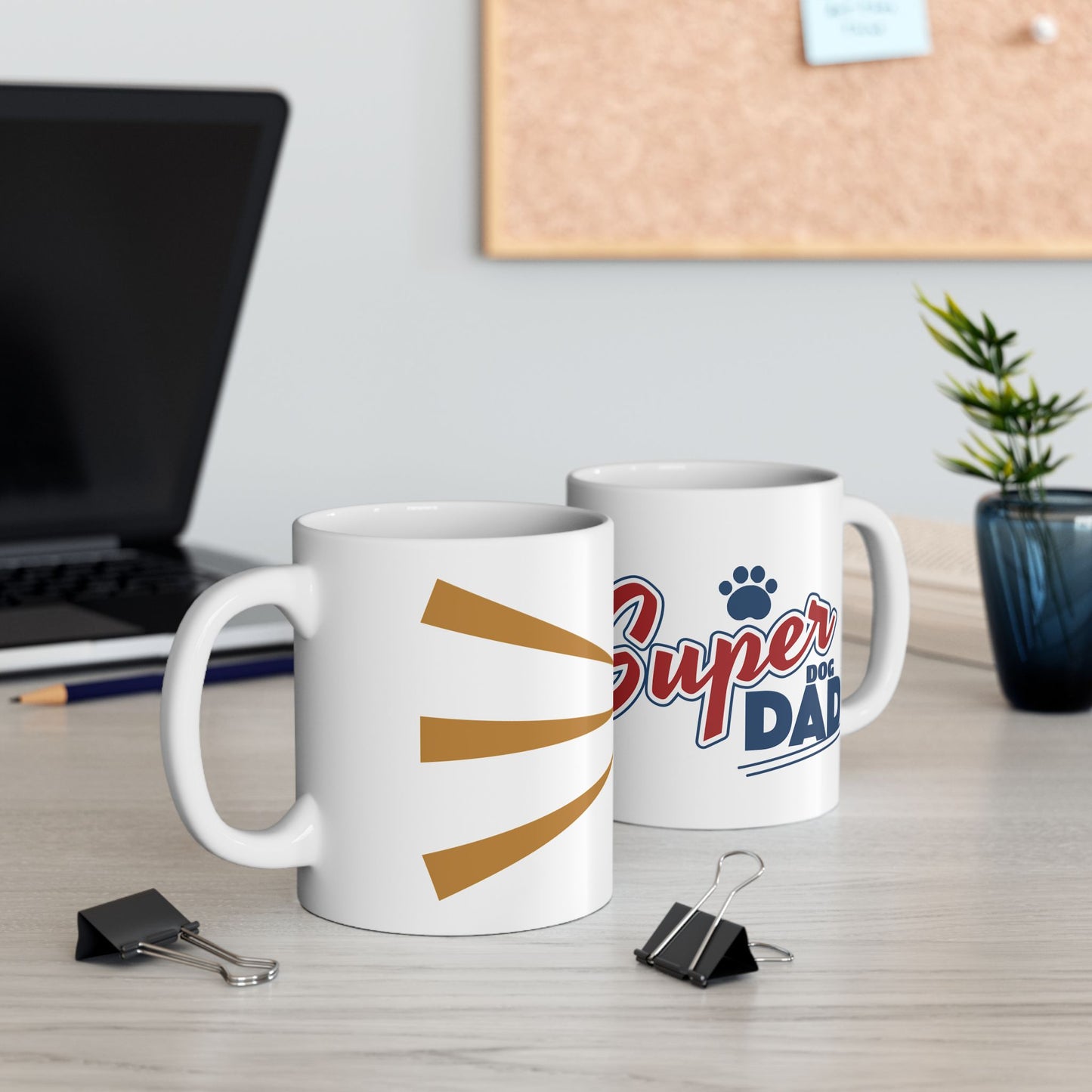 Ceramic Mug, Funny Pet Lover Gift, Dog Dad Coffee Cup, 11oz/15oz