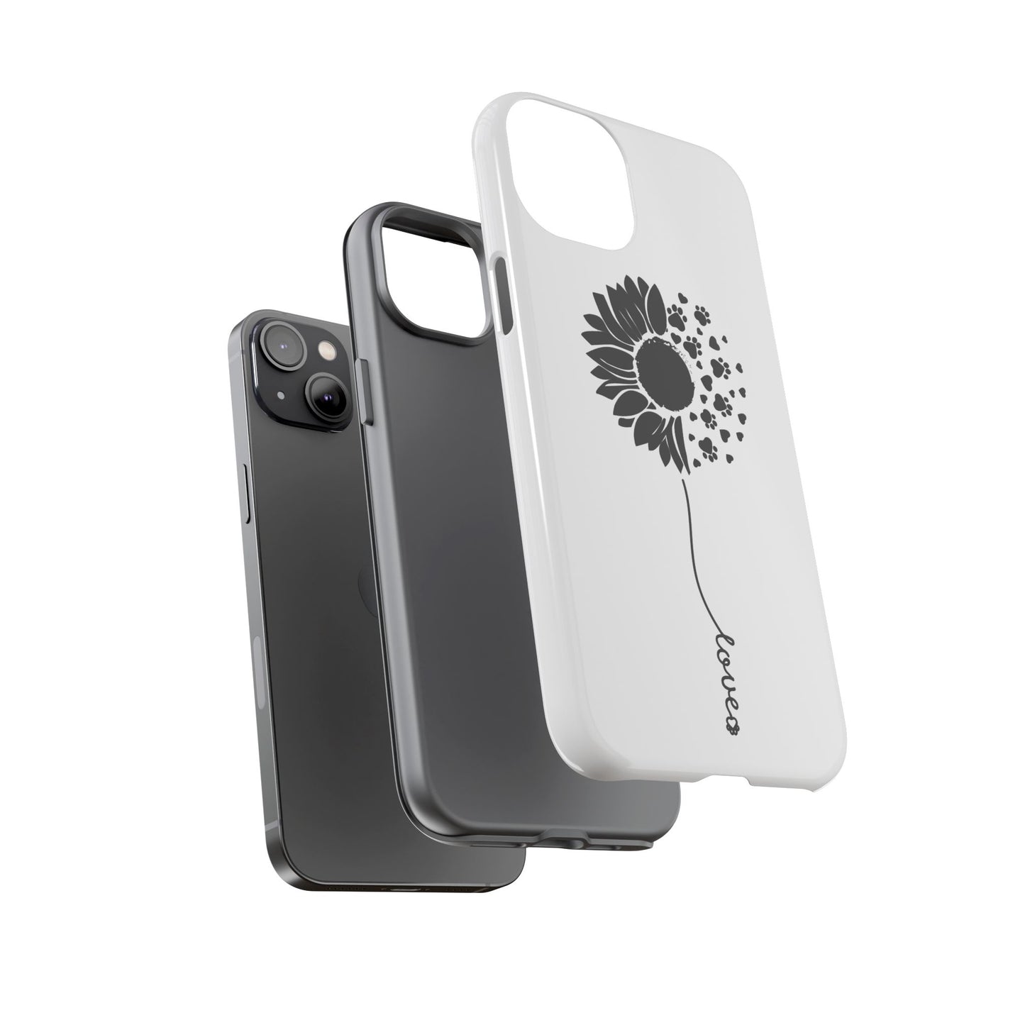 Phone Case Sunflower Paw Love Collection