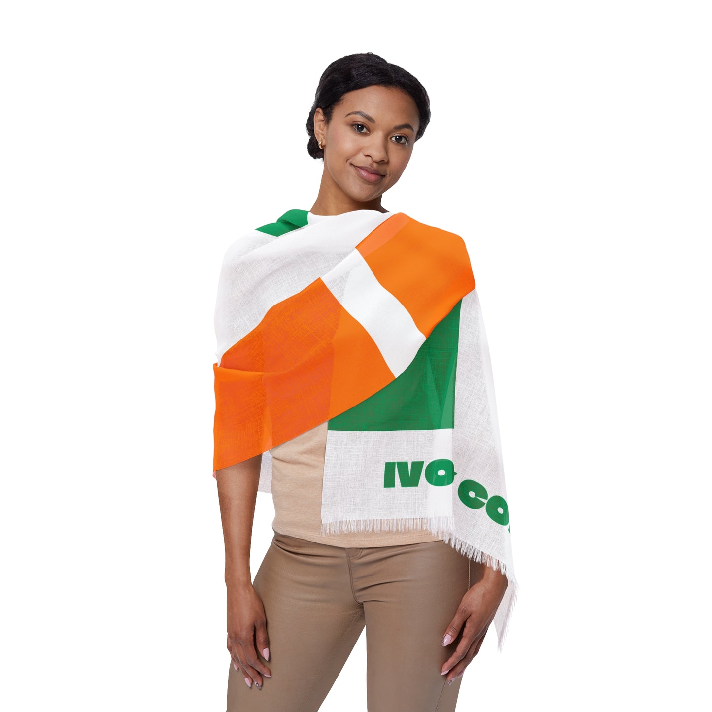 Ivory Coast Soccer Scarf - Ivory Coast Football Supporter Scarf with Flag (2026)