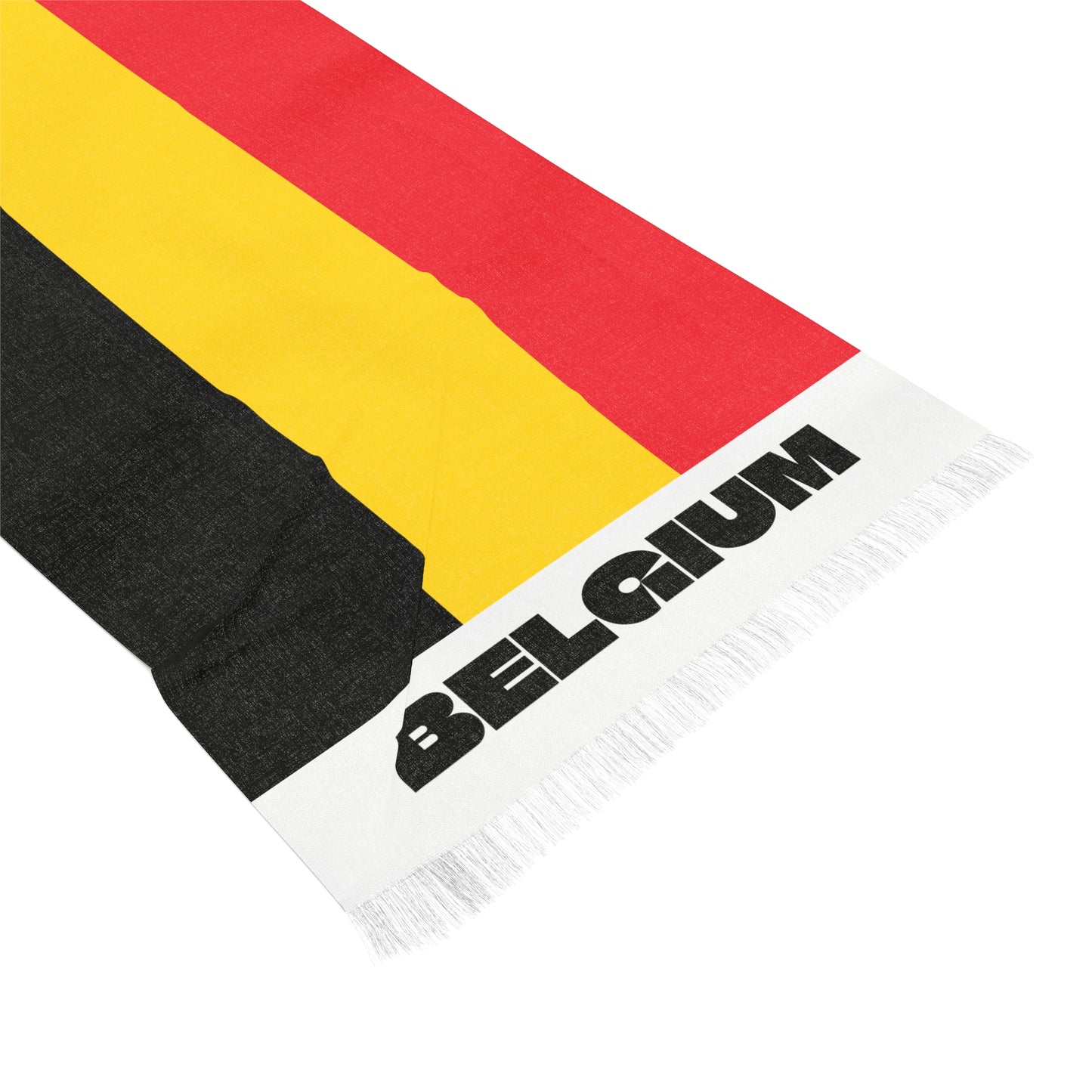 Belgium Soccer Scarf - Belgium Football Supporter Scarf with Flag (2026)