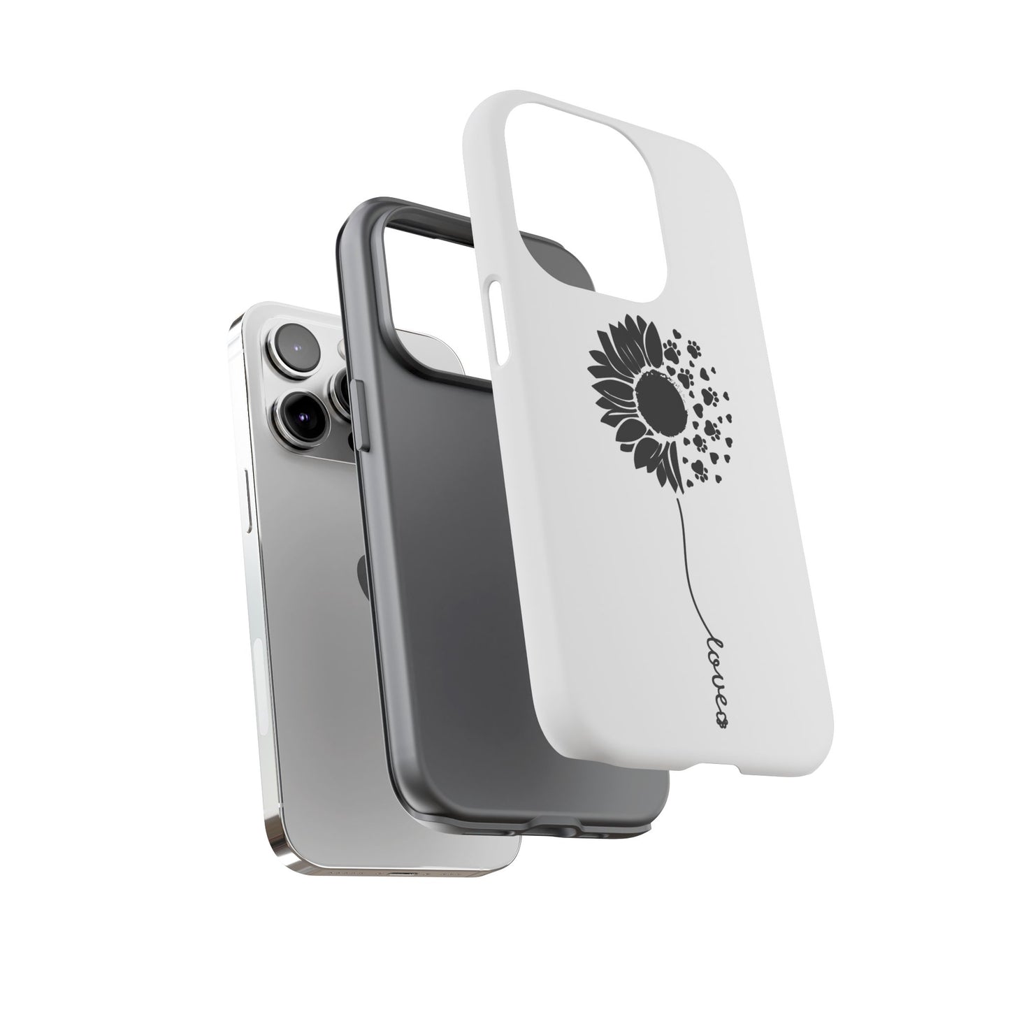 Phone Case Sunflower Paw Love Collection