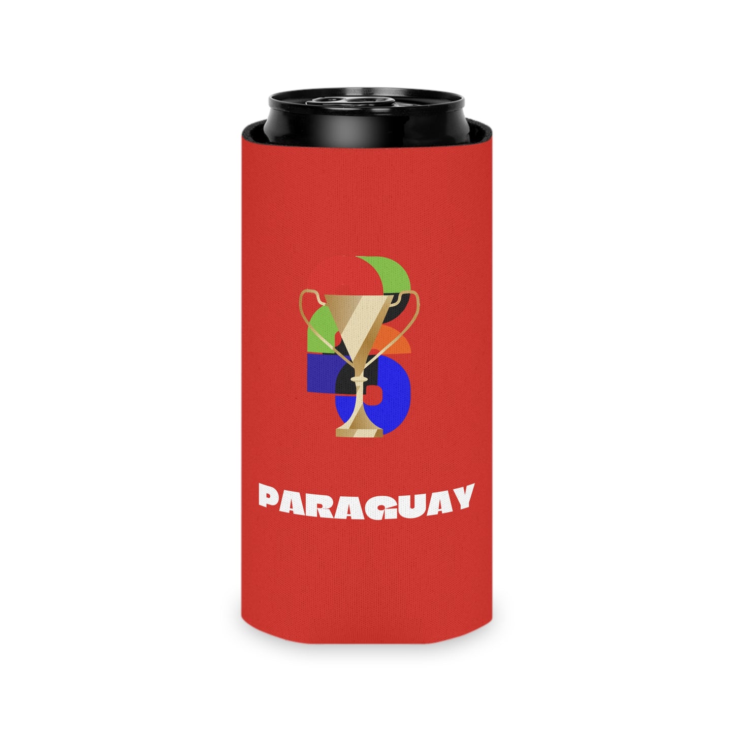 Paraguay Soccer Can Cooler - Paraguay Football Fan Koozie for Game Day (2026)