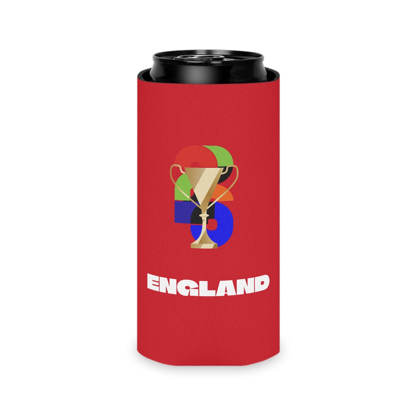 England Soccer Can Cooler - England Football Fan Koozie for Game Day (2026)