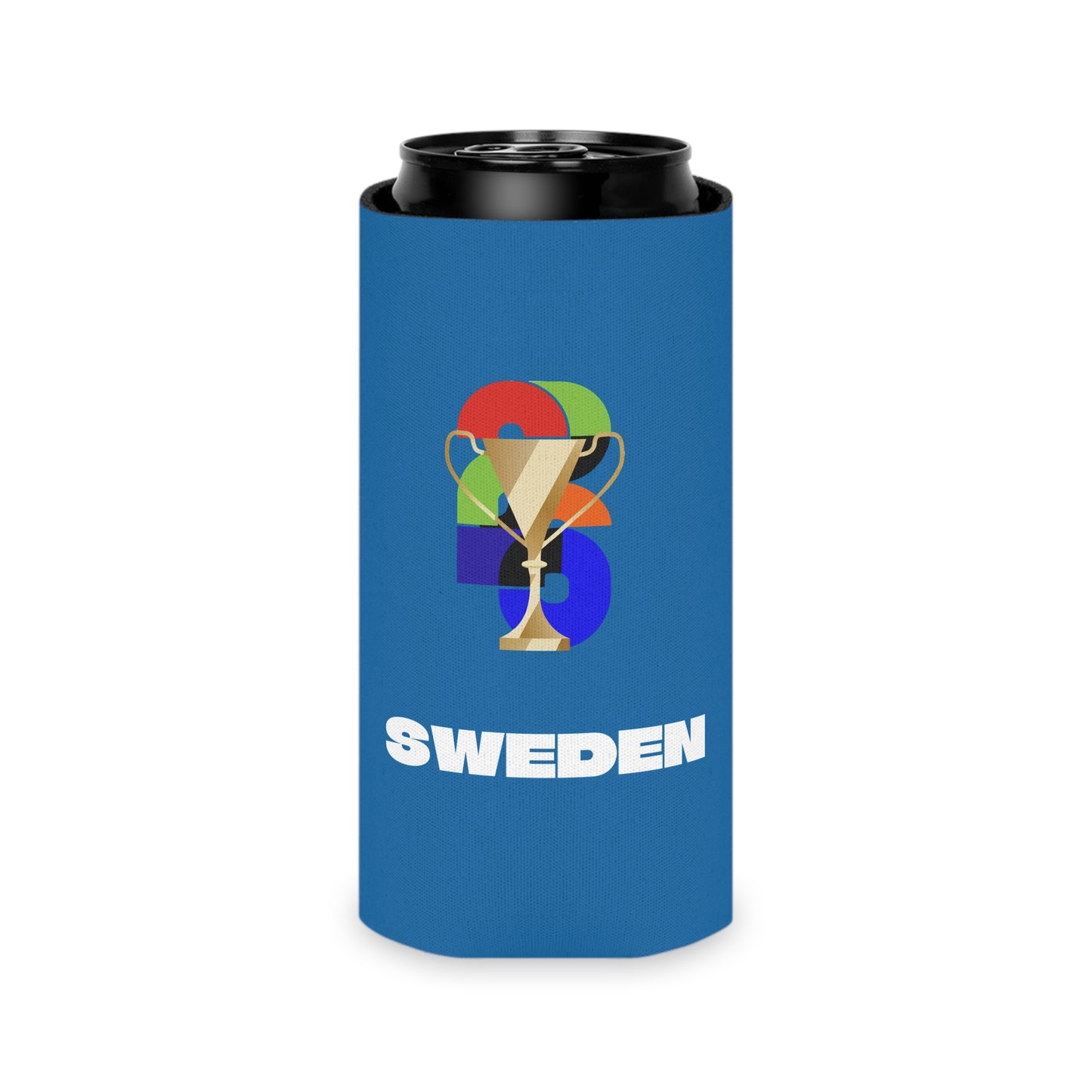 Sweden Soccer Can Cooler - Sweden Football Fan Koozie for Game Day (2026)