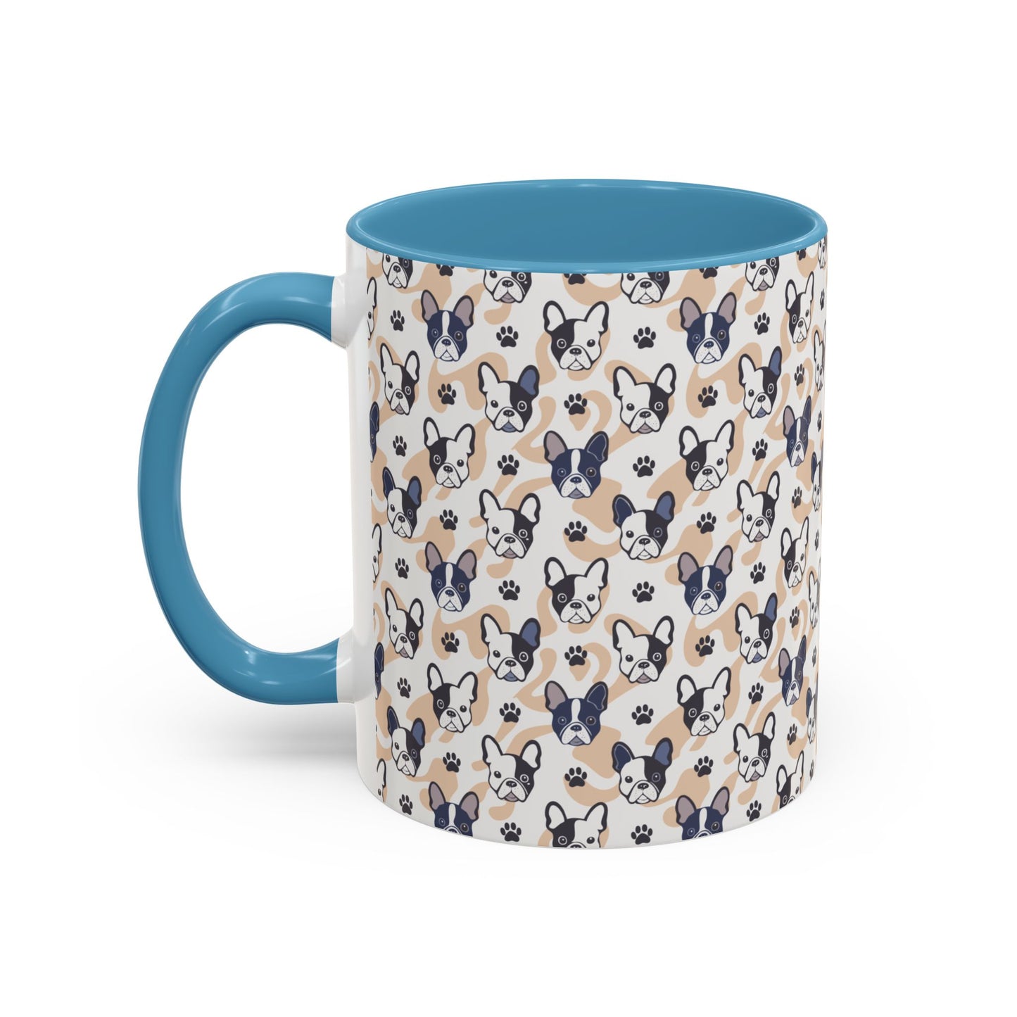 Cute Frenchie Print Coffee Mug - Perfect Gift for Dog Lovers, Animal Enthusiasts, Birthday Present, Home Office Decor, Pet Memorial