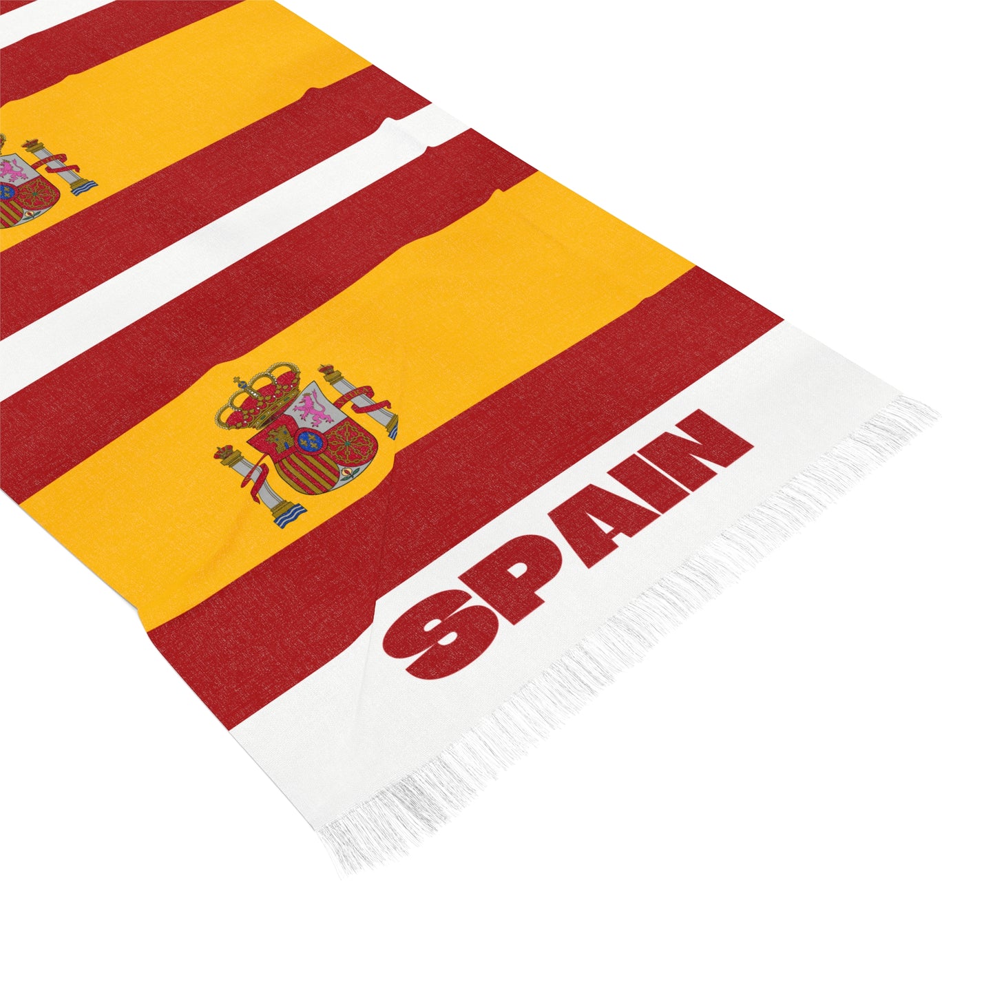 Spain Soccer Scarf - Spain Football Supporter Scarf with Flag (2026)