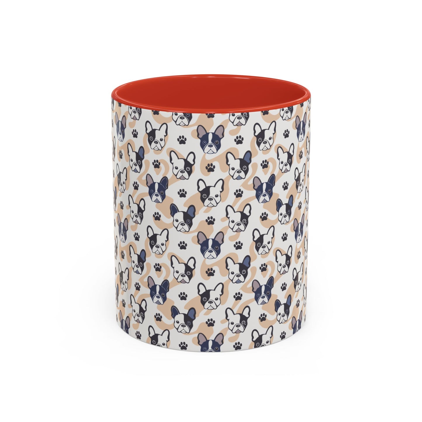 Cute Frenchie Print Coffee Mug - Perfect Gift for Dog Lovers, Animal Enthusiasts, Birthday Present, Home Office Decor, Pet Memorial