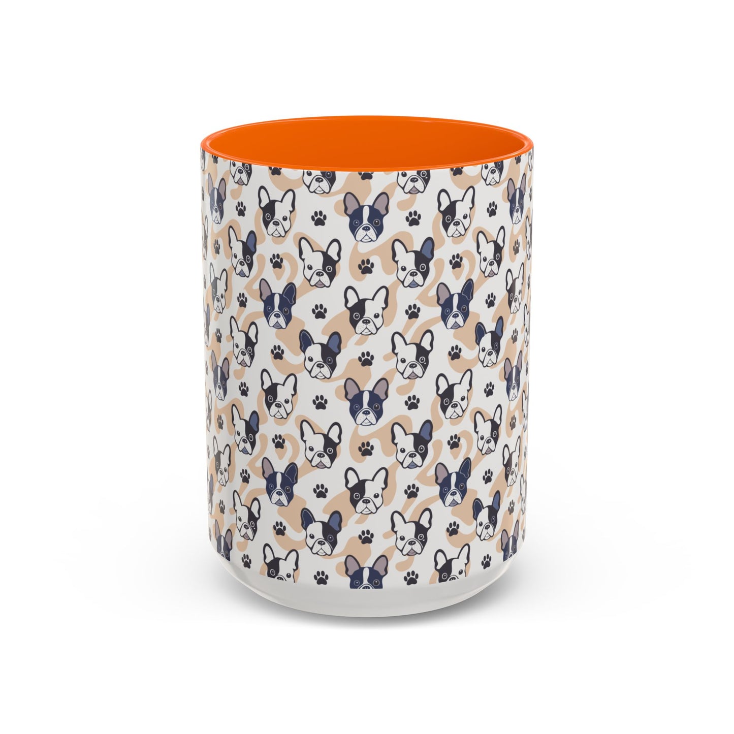 Cute Frenchie Print Coffee Mug - Perfect Gift for Dog Lovers, Animal Enthusiasts, Birthday Present, Home Office Decor, Pet Memorial