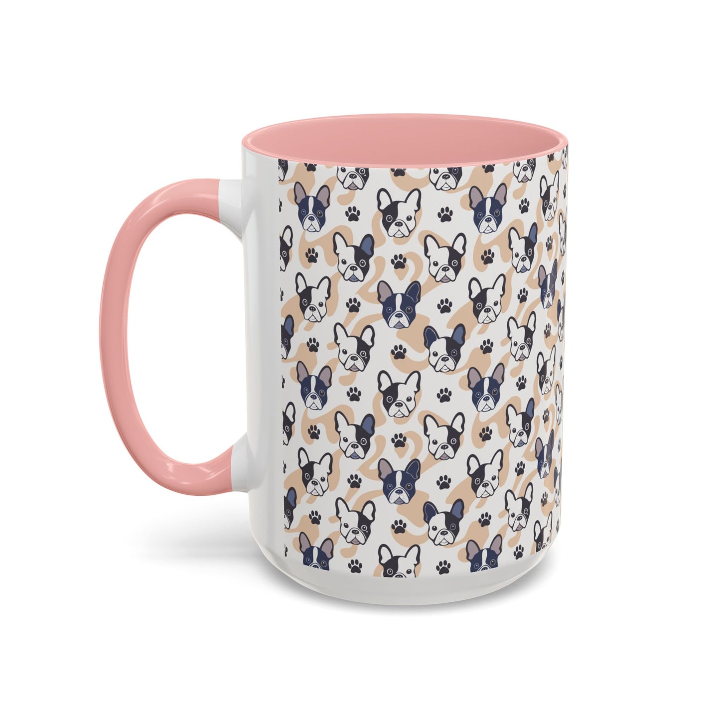 Cute Frenchie Print Coffee Mug - Perfect Gift for Dog Lovers, Animal Enthusiasts, Birthday Present, Home Office Decor, Pet Memorial