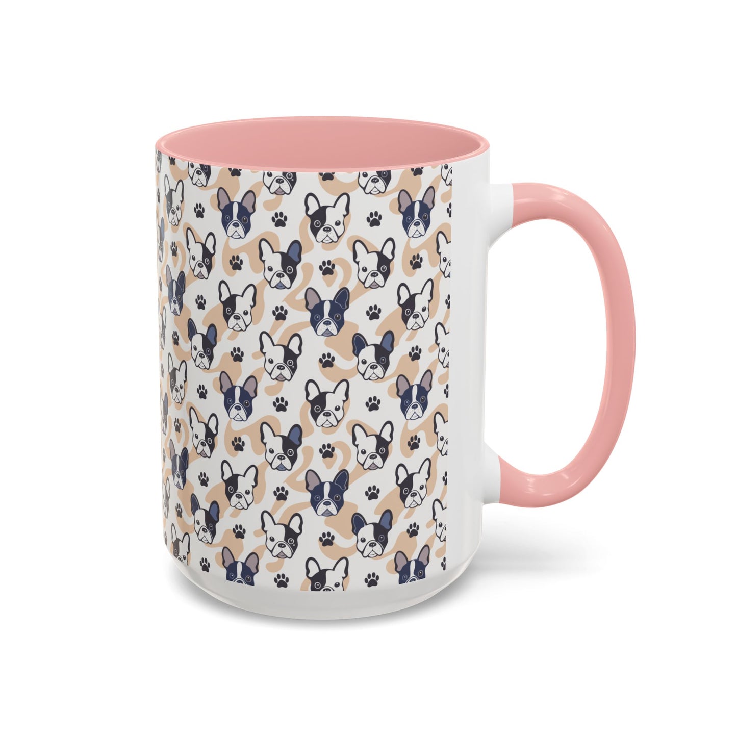 Cute Frenchie Print Coffee Mug - Perfect Gift for Dog Lovers, Animal Enthusiasts, Birthday Present, Home Office Decor, Pet Memorial
