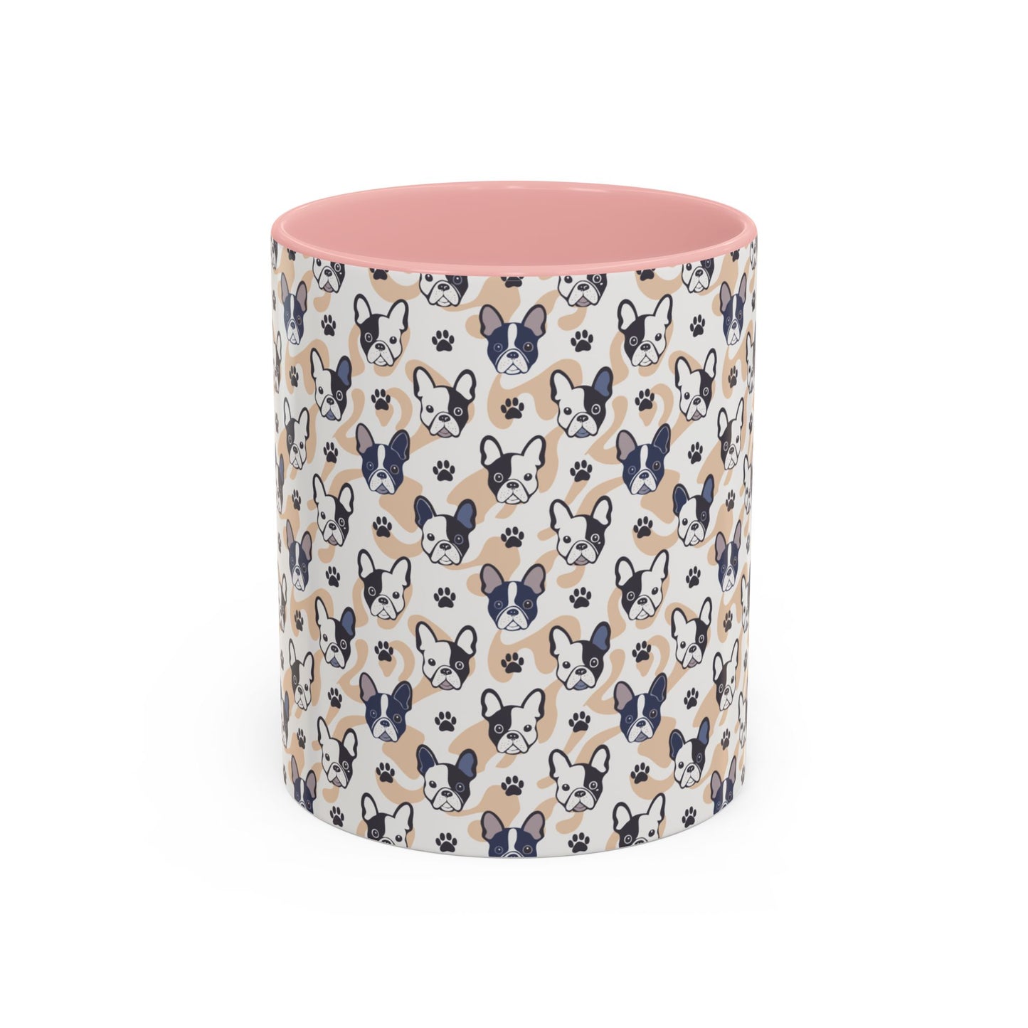 Cute Frenchie Print Coffee Mug - Perfect Gift for Dog Lovers, Animal Enthusiasts, Birthday Present, Home Office Decor, Pet Memorial