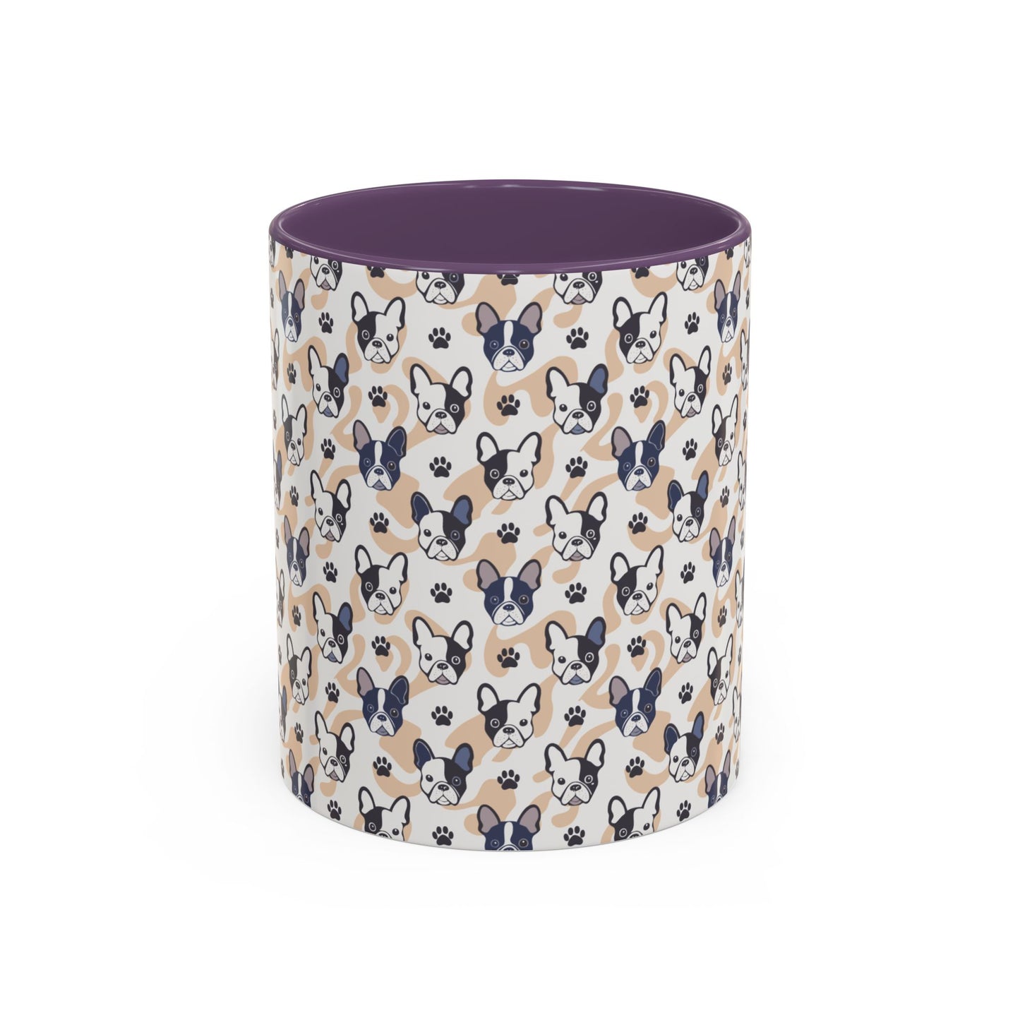 Cute Frenchie Print Coffee Mug - Perfect Gift for Dog Lovers, Animal Enthusiasts, Birthday Present, Home Office Decor, Pet Memorial