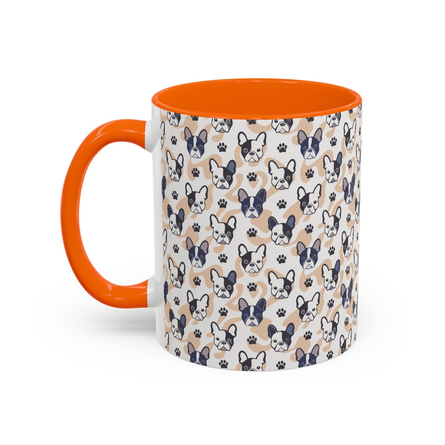 Cute Frenchie Print Coffee Mug - Perfect Gift for Dog Lovers, Animal Enthusiasts, Birthday Present, Home Office Decor, Pet Memorial