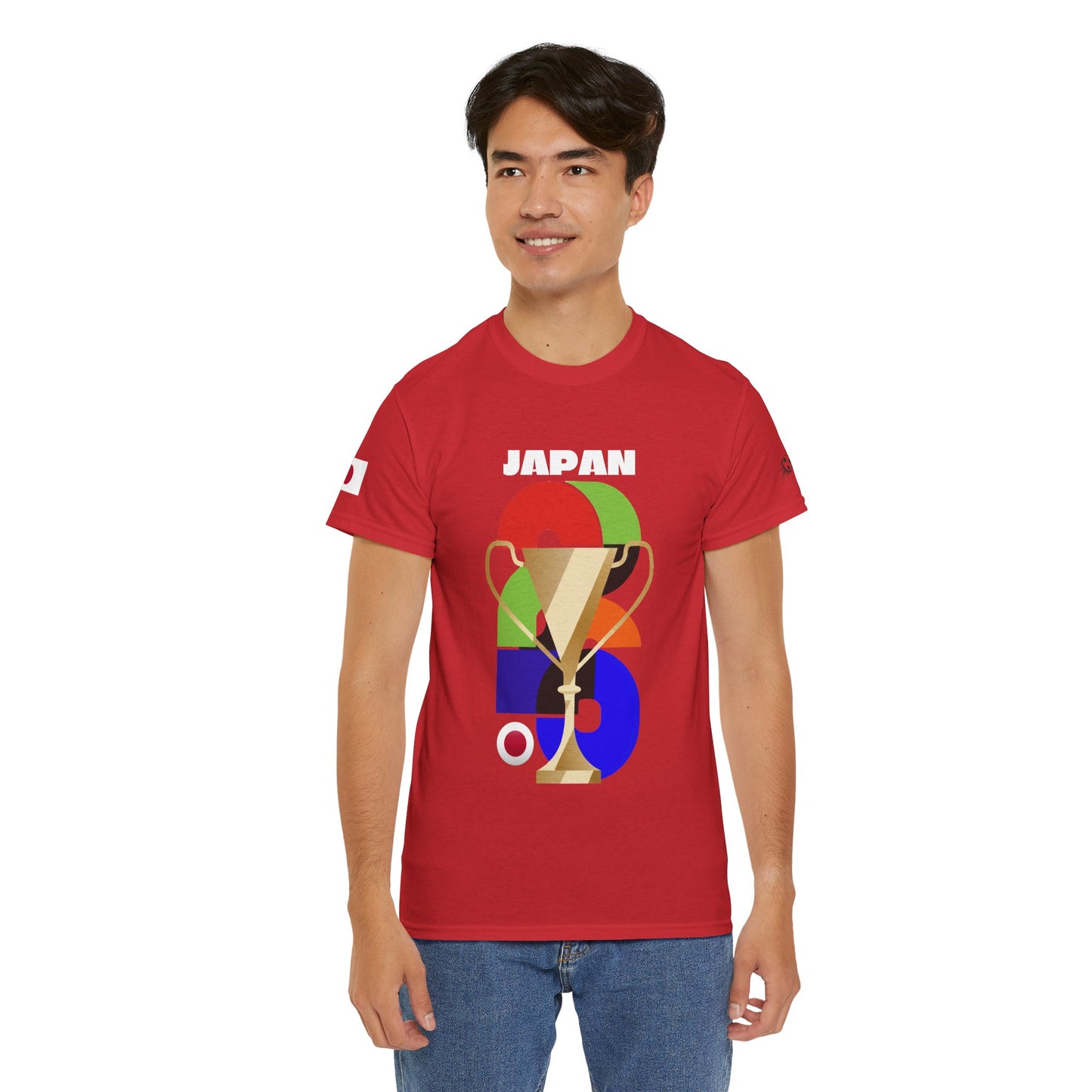 Japan Football T-Shirt - Unisex Japan Soccer Fan Tee with Flag (2026)