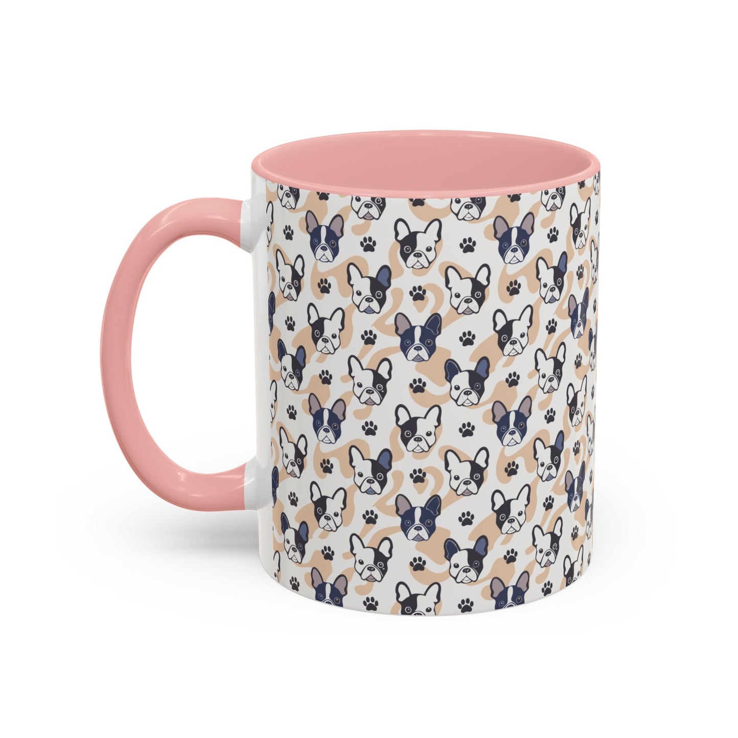 Cute Frenchie Print Coffee Mug - Perfect Gift for Dog Lovers, Animal Enthusiasts, Birthday Present, Home Office Decor, Pet Memorial