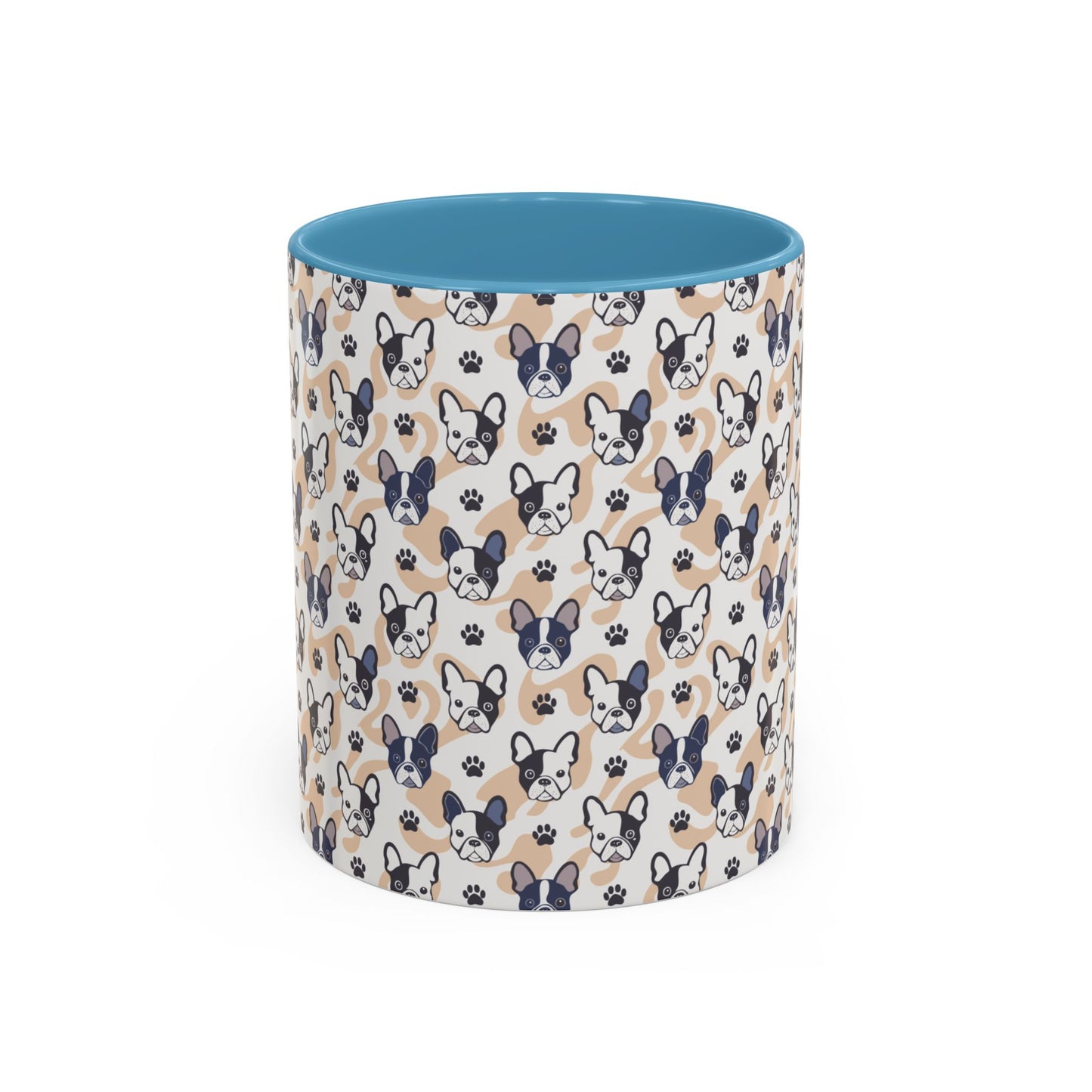 Cute Frenchie Print Coffee Mug - Perfect Gift for Dog Lovers, Animal Enthusiasts, Birthday Present, Home Office Decor, Pet Memorial