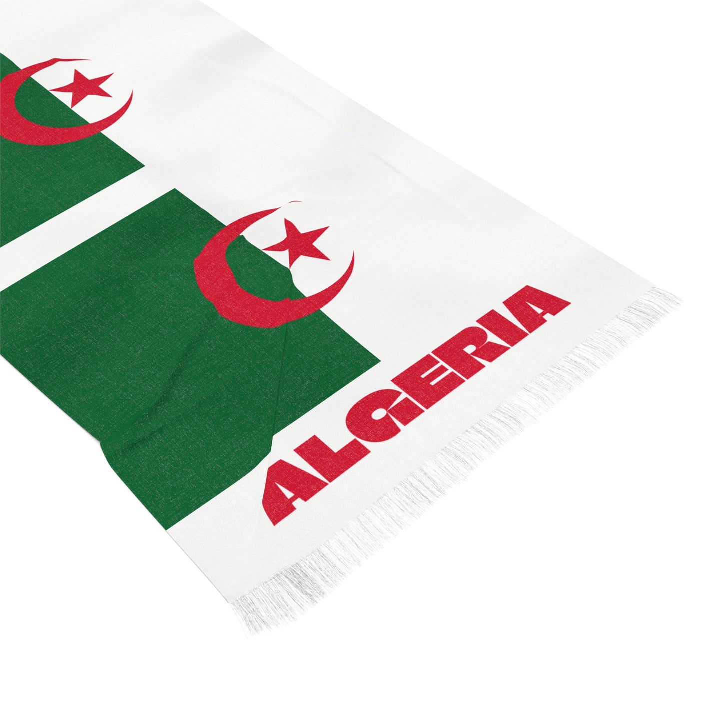 Algeria Soccer Scarf - Algeria Football Supporter Scarf with Flag (2026)
