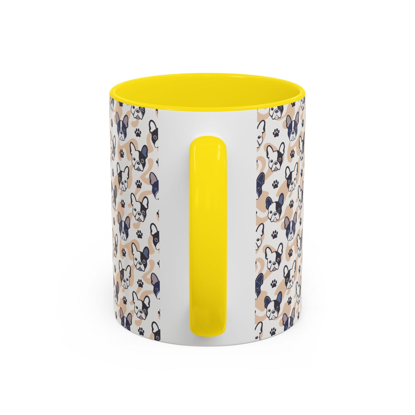 Cute Frenchie Print Coffee Mug - Perfect Gift for Dog Lovers, Animal Enthusiasts, Birthday Present, Home Office Decor, Pet Memorial