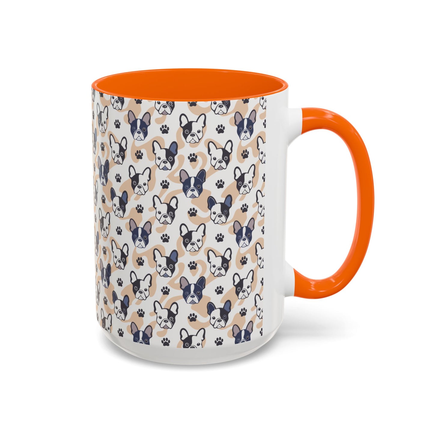 Cute Frenchie Print Coffee Mug - Perfect Gift for Dog Lovers, Animal Enthusiasts, Birthday Present, Home Office Decor, Pet Memorial