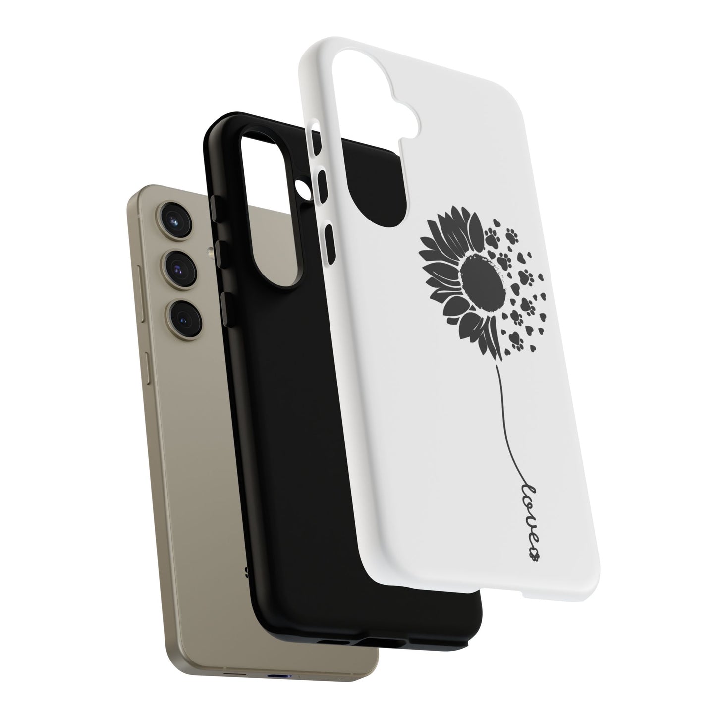 Phone Case Sunflower Paw Love Collection