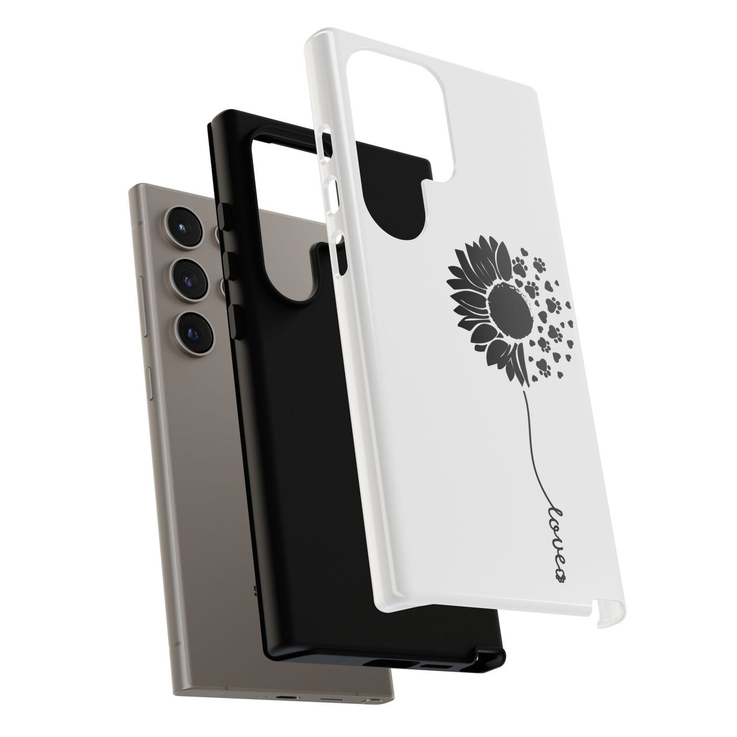 Phone Case Sunflower Paw Love Collection