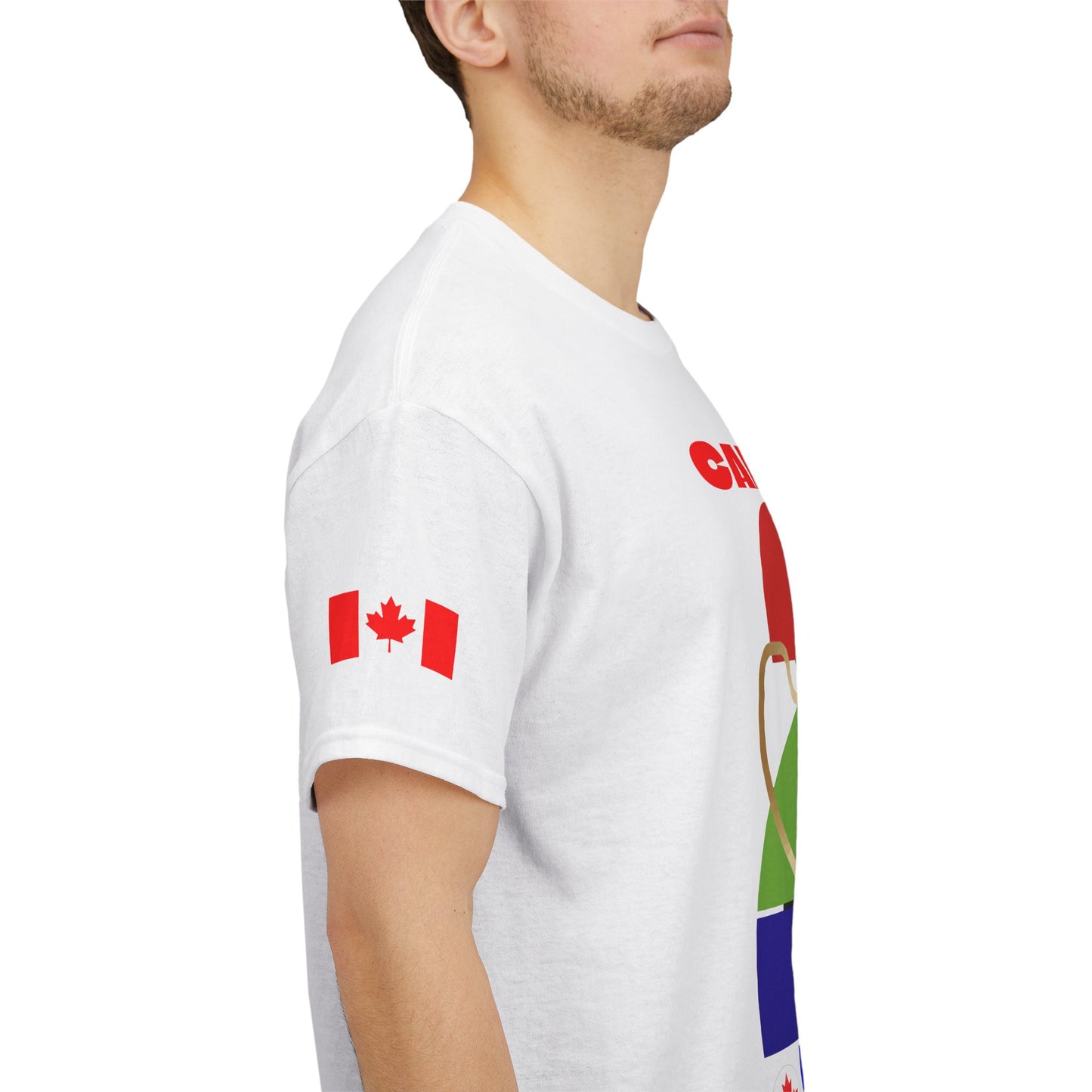 Canada Football T-Shirt - Unisex Canada Soccer Fan Tee with Flag (2026)