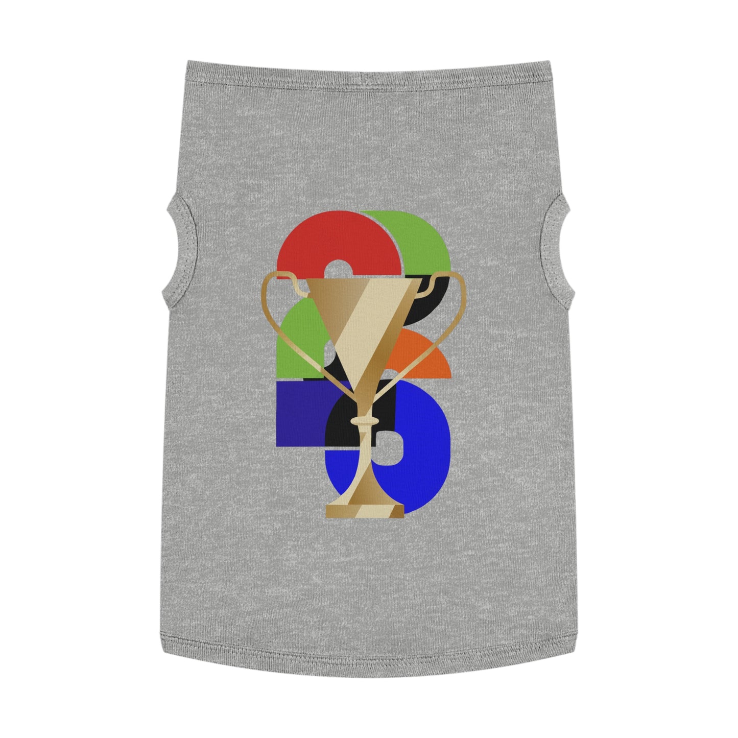 Soccer Dog Tank Top - Football Pet Tee with 2026 Trophy for Game Day & Watch Parties