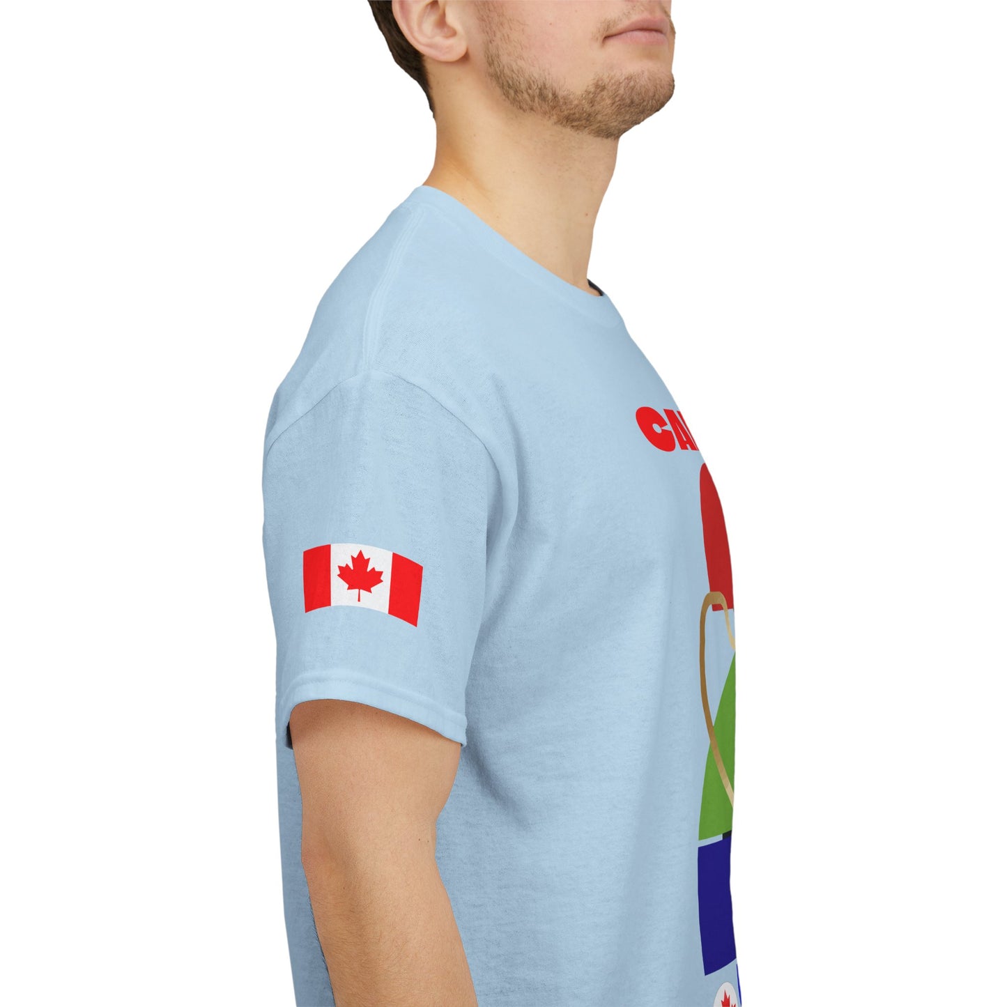 Canada Football T-Shirt - Unisex Canada Soccer Fan Tee with Flag (2026)