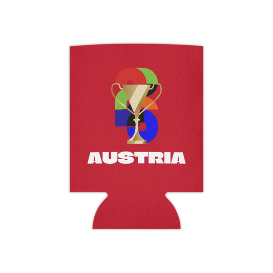 Austria Soccer Can Cooler - Austria Football Fan Koozie for Game Day (2026)