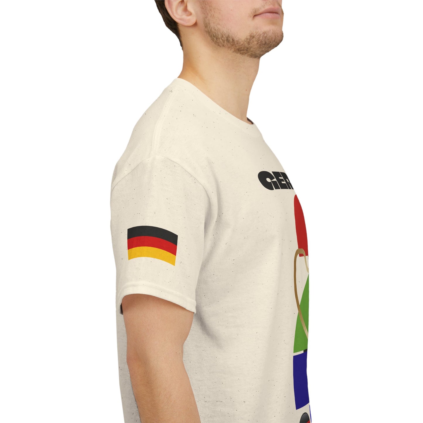 Germany Football T-Shirt - Unisex Germany Soccer Fan Tee with Flag (2026)