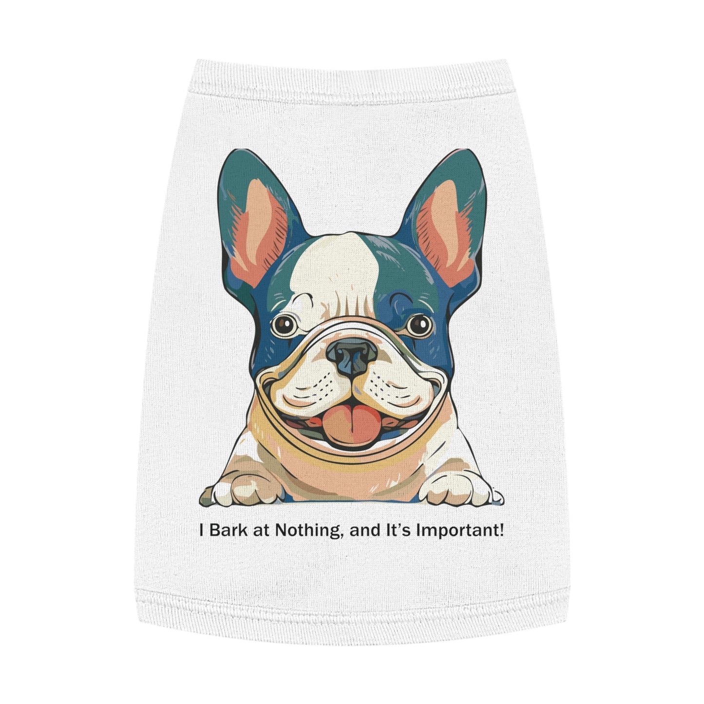 Adorable French Bulldog Pet Tank Top, Dog Summer Tee, Cute Canine Shirt, Pet Apparel, Gift for Dog Lovers, Casual Dog Wear